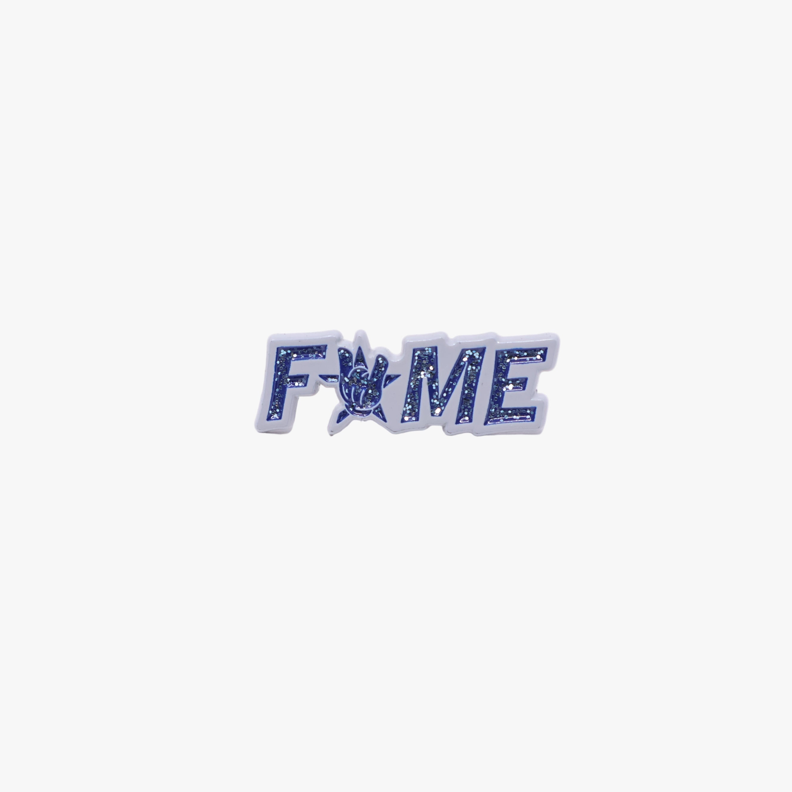Blue Gray FAME Graphic Pin