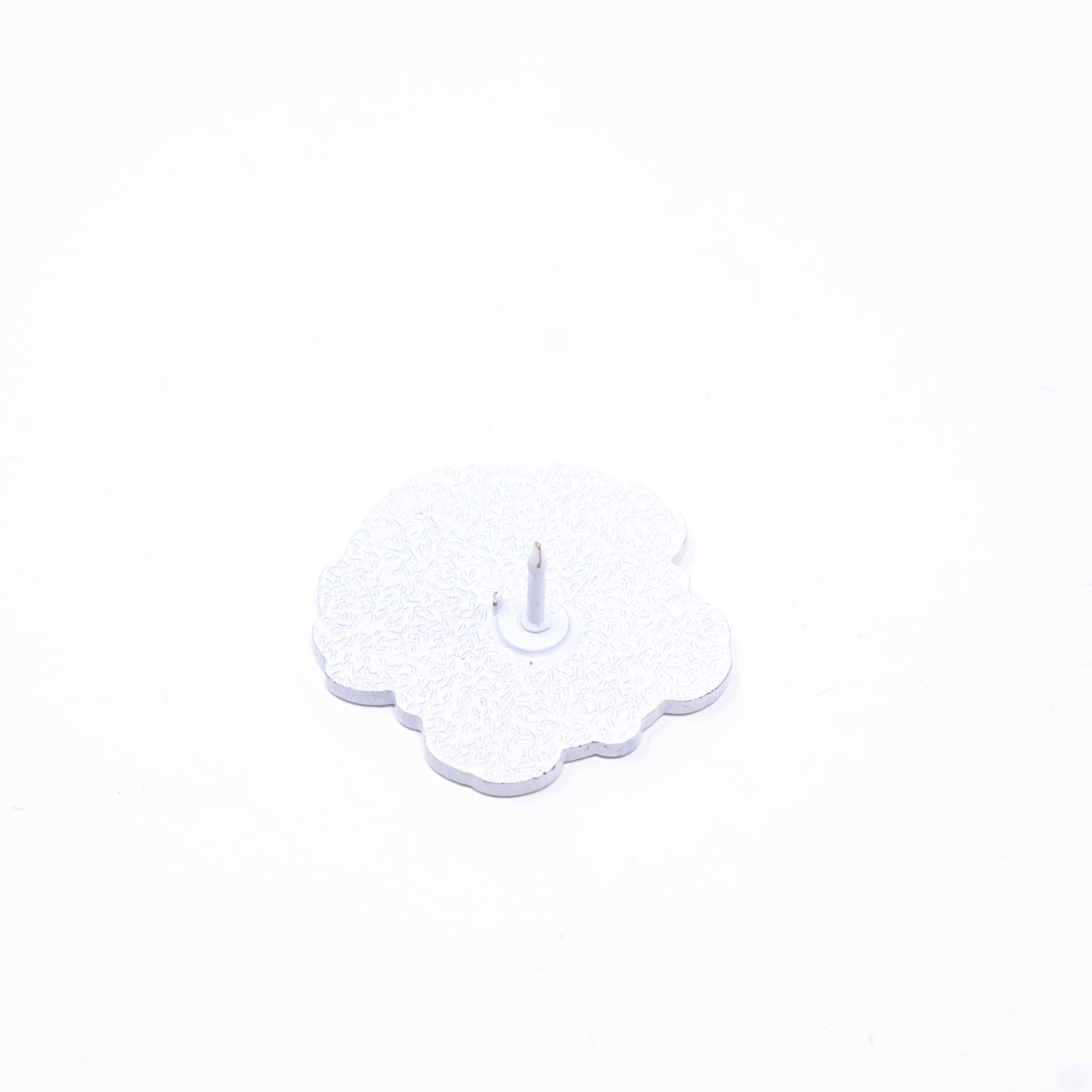 Pinzcity Bear Gray CD Pattern Graphic Pin