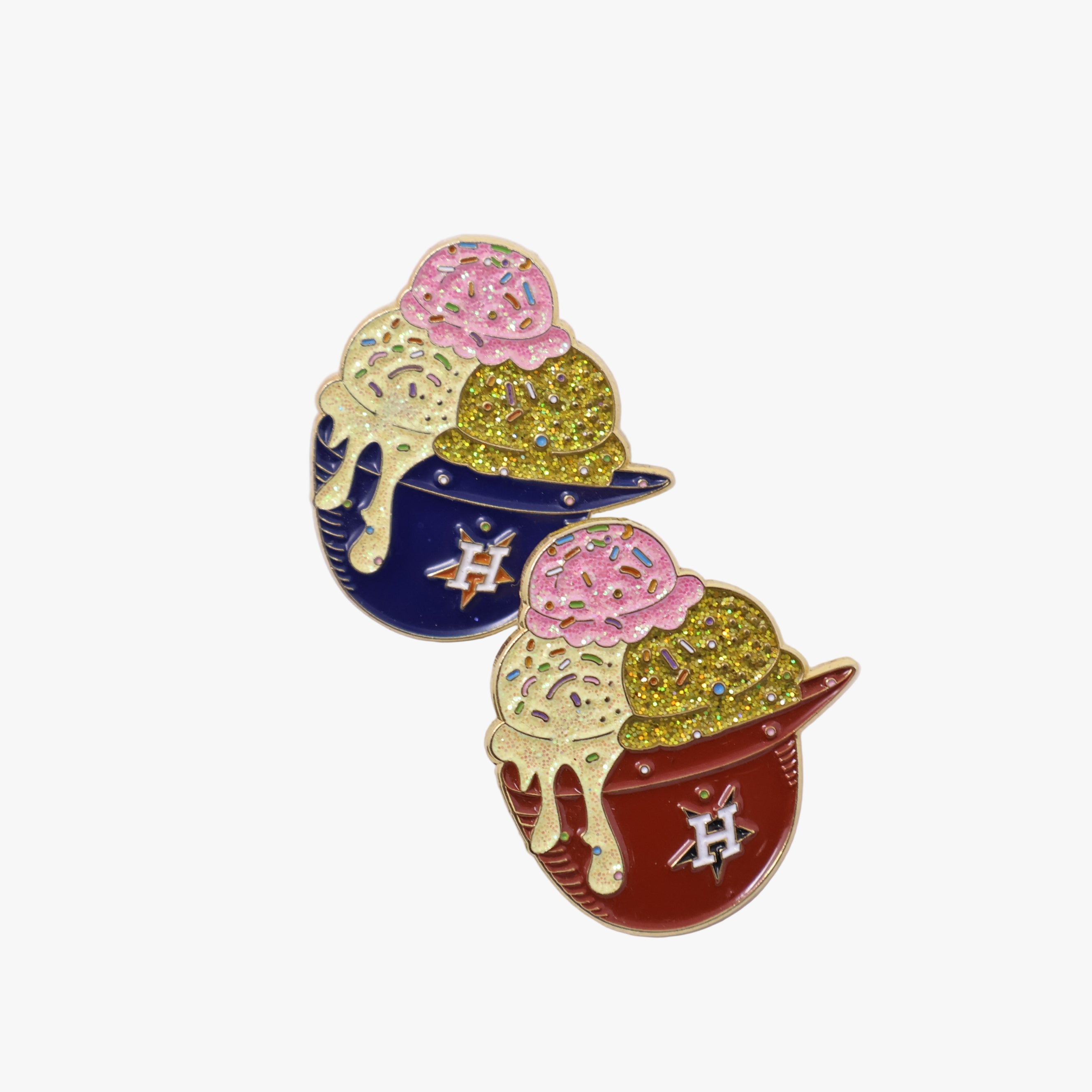 Ice Cream Astros Graphic Pin (Multiple Colors)