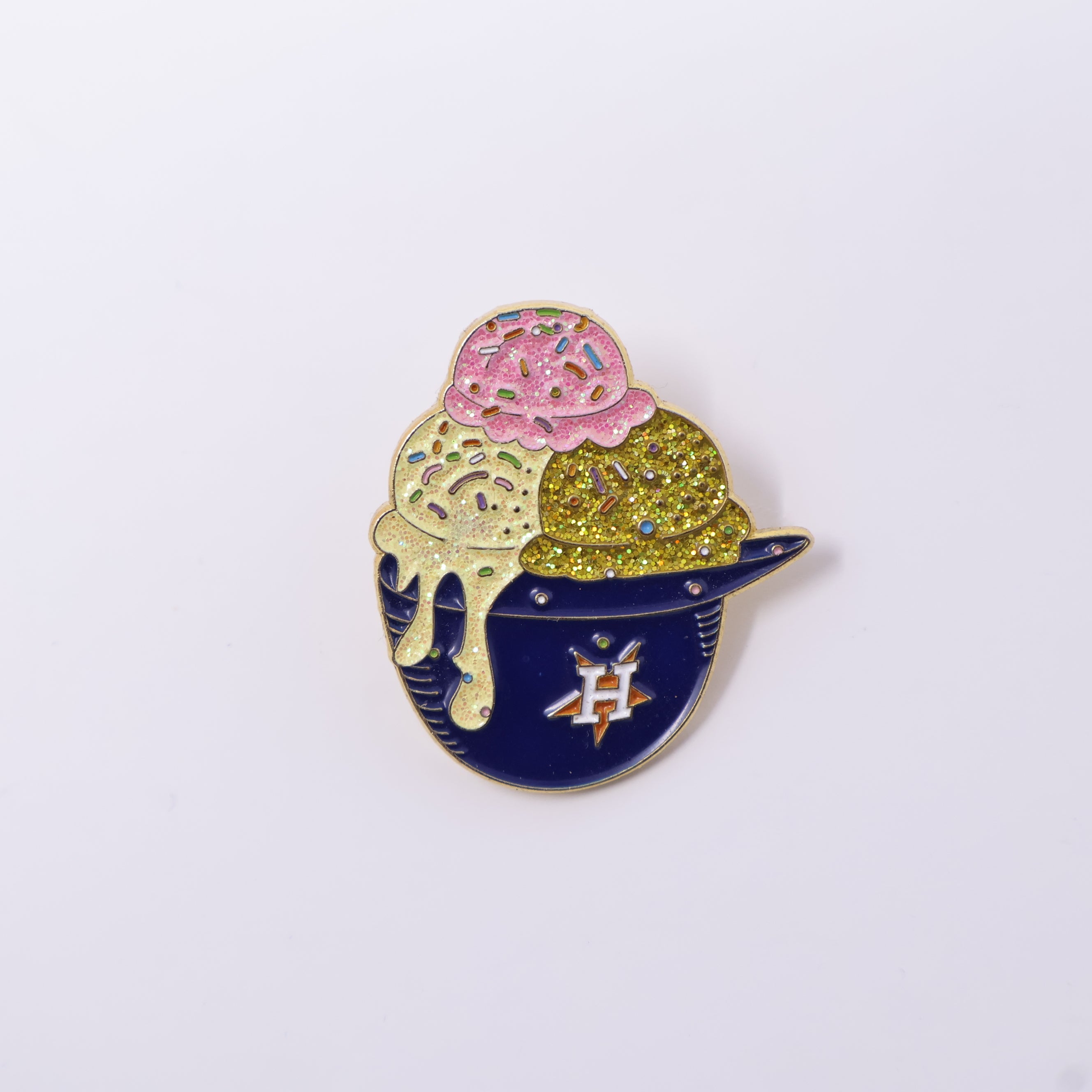 Ice Cream Astros Graphic Pin (Multiple Colors)
