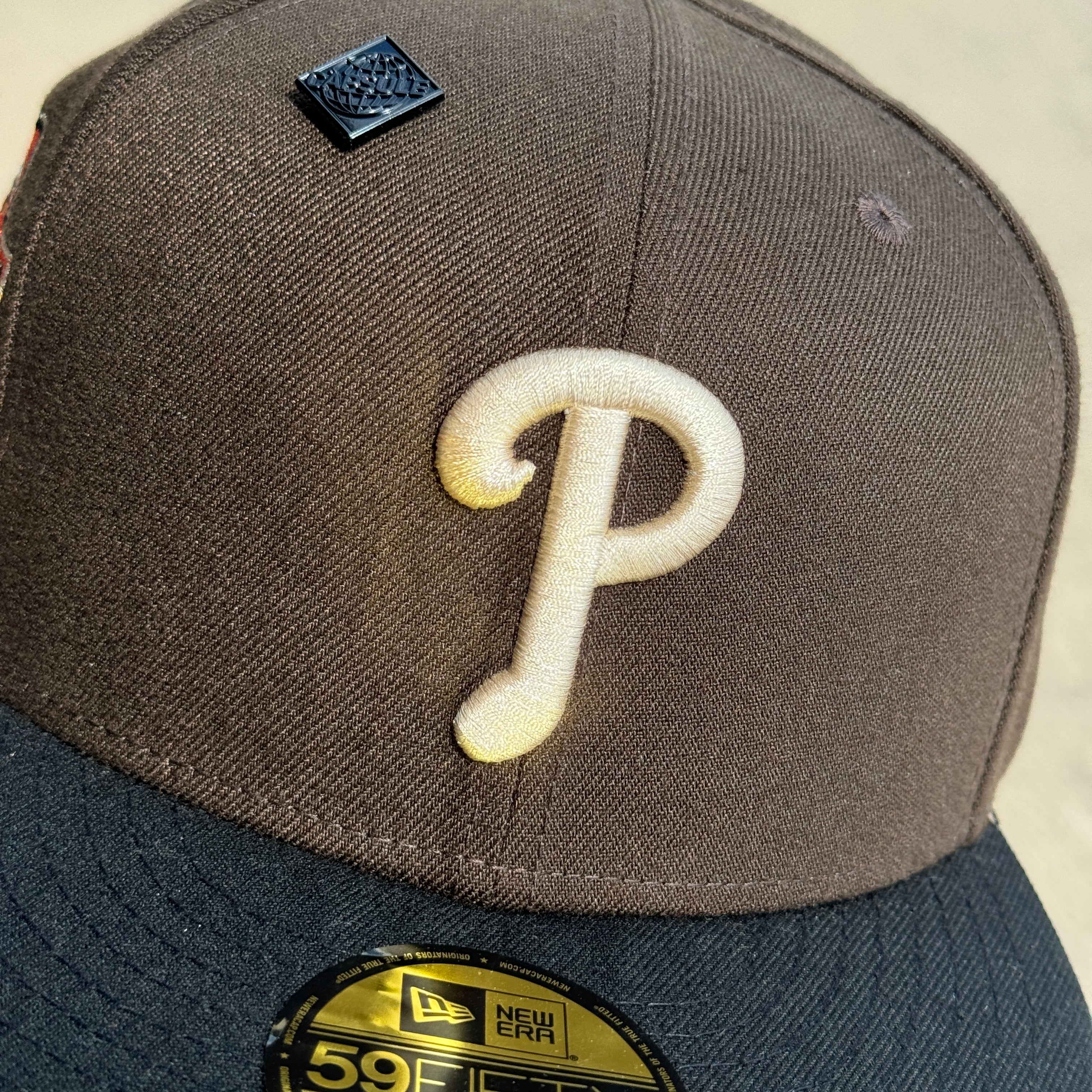 NEW Brown Philadelphia Phillies 1996 All Star Game 59fifty New Era Fitted Hat Cap