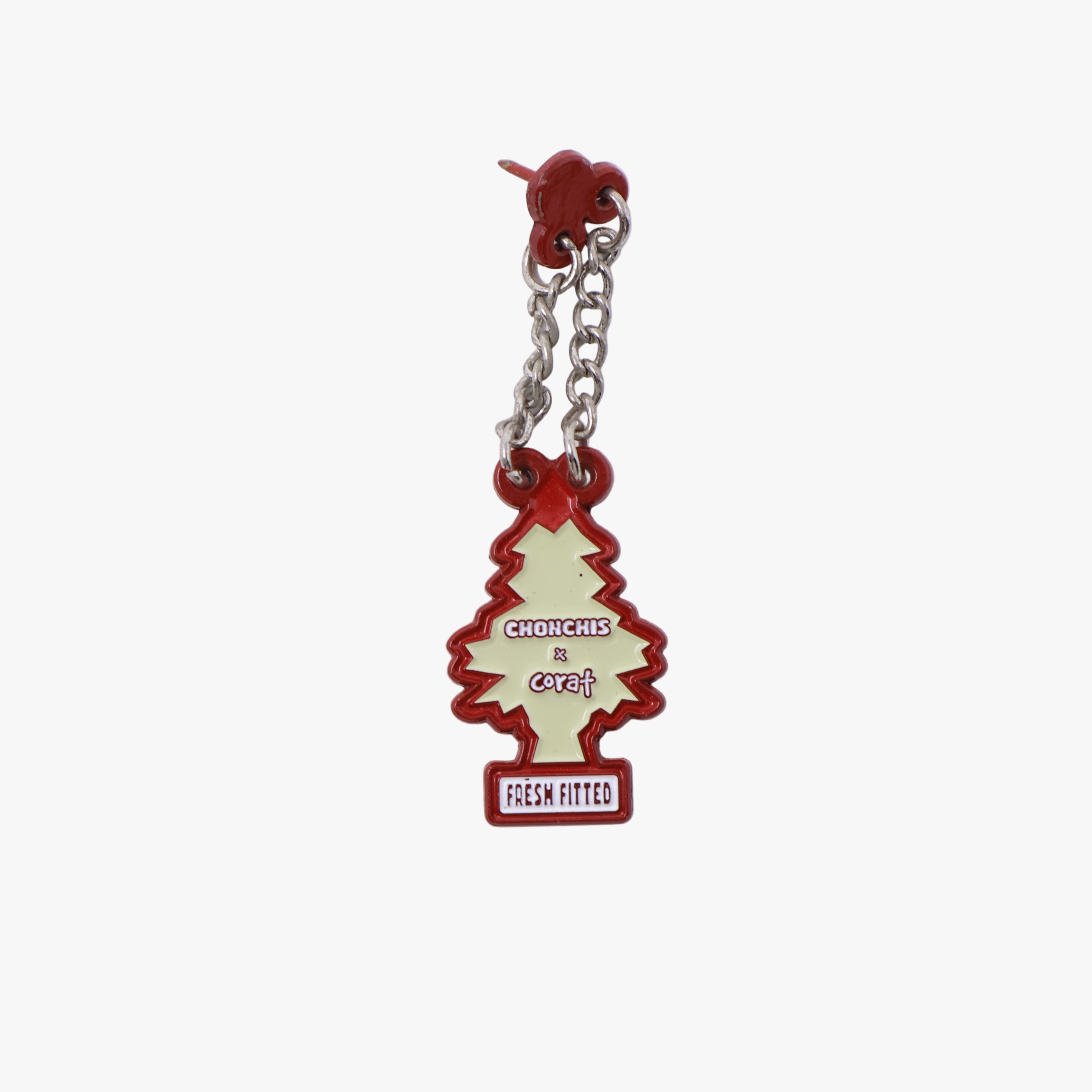 Chonchis Tree Red Plating Chain Pin