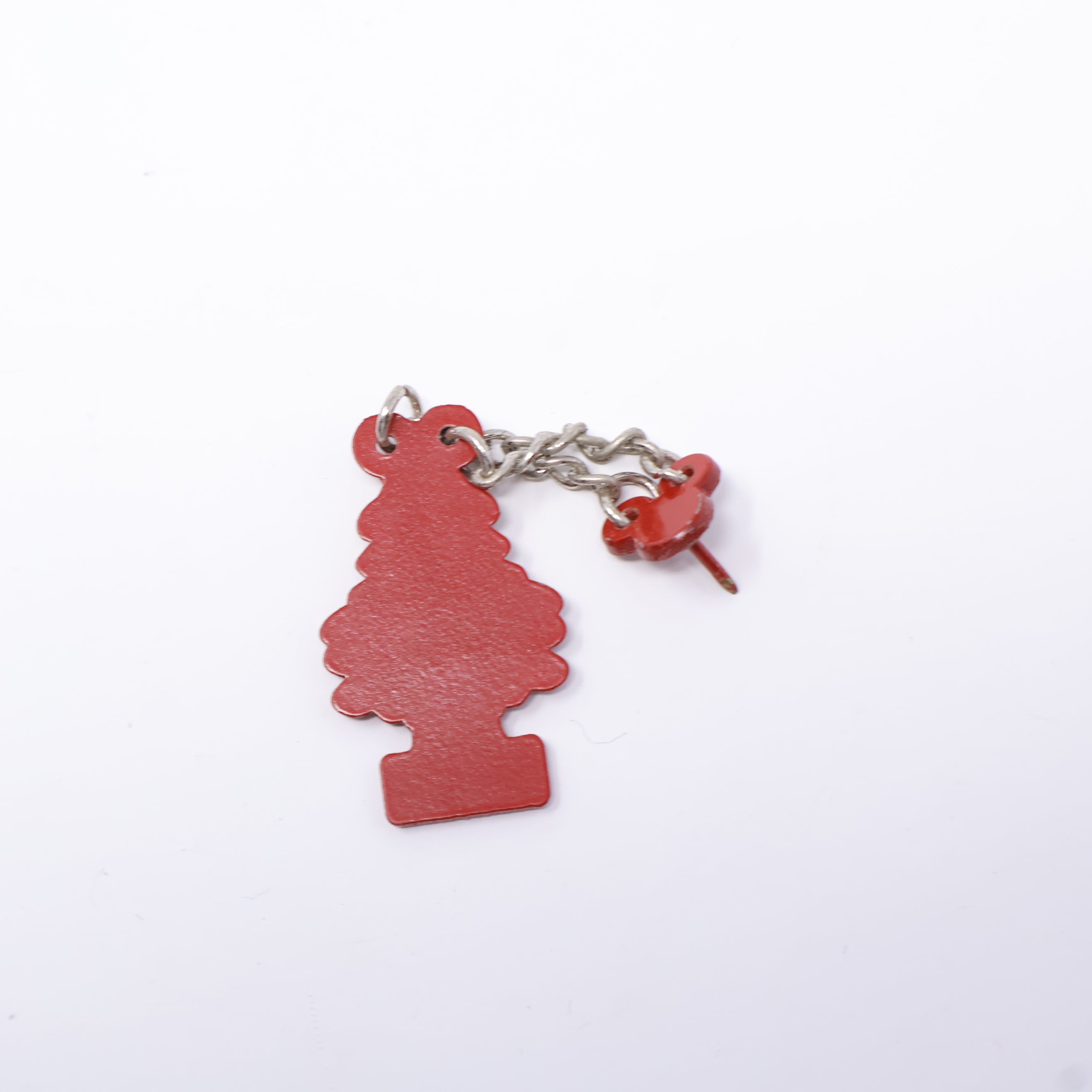 Chonchis Tree Red Plating Chain Pin
