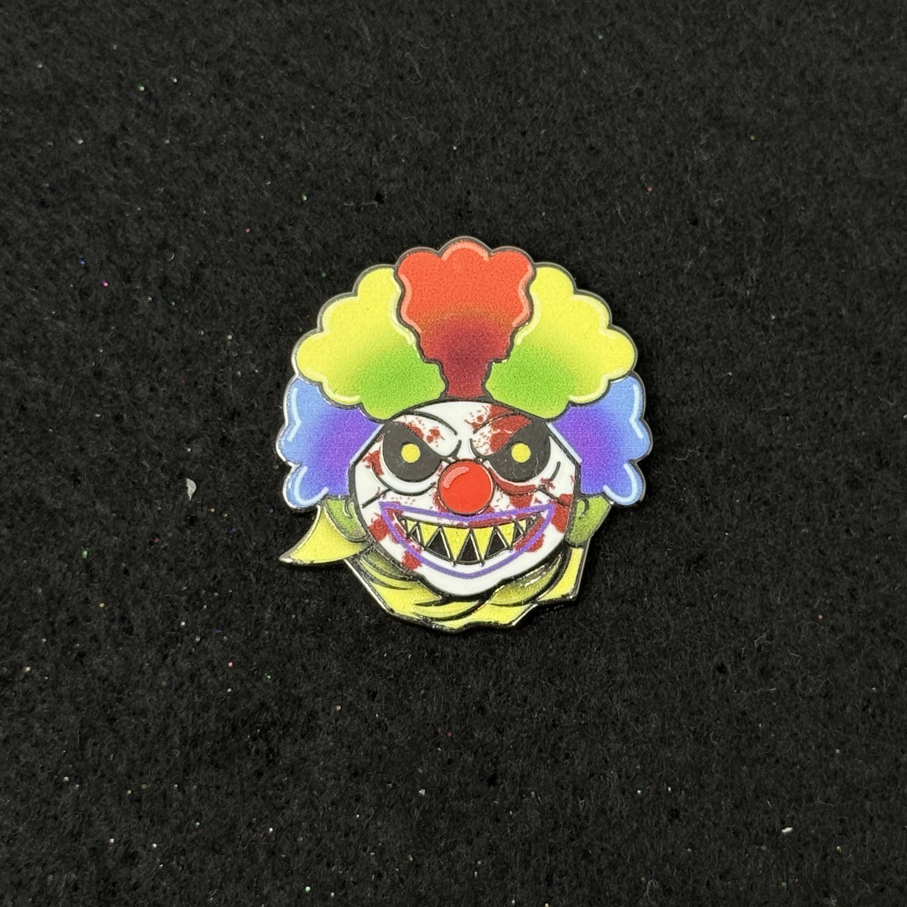Goblin Clown Graphic Pin