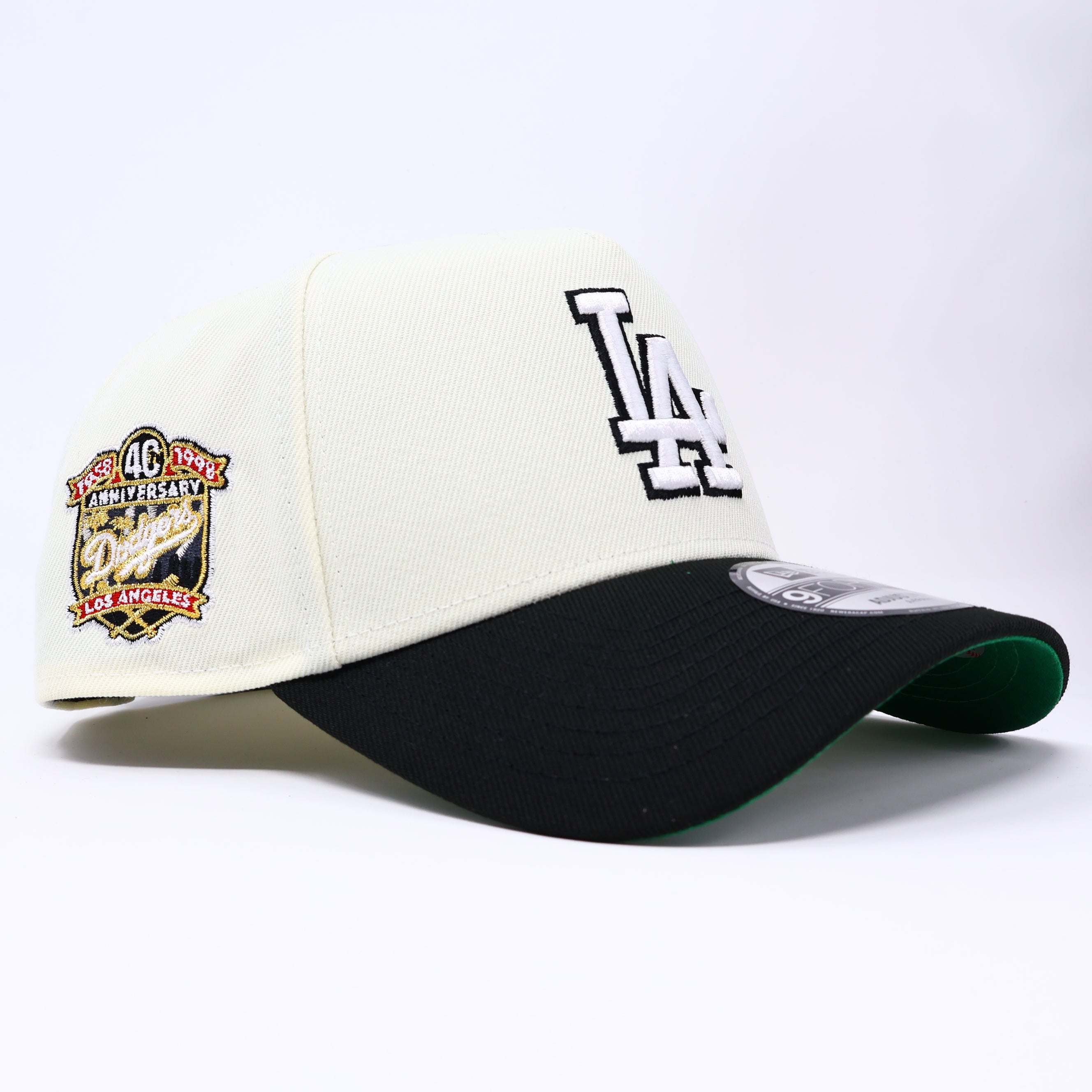 NWT Chrome Los Angeles Angels 40th Anniversary 9Forty A-Frame New Era Adjustable Snapback Hat 5 Panel
