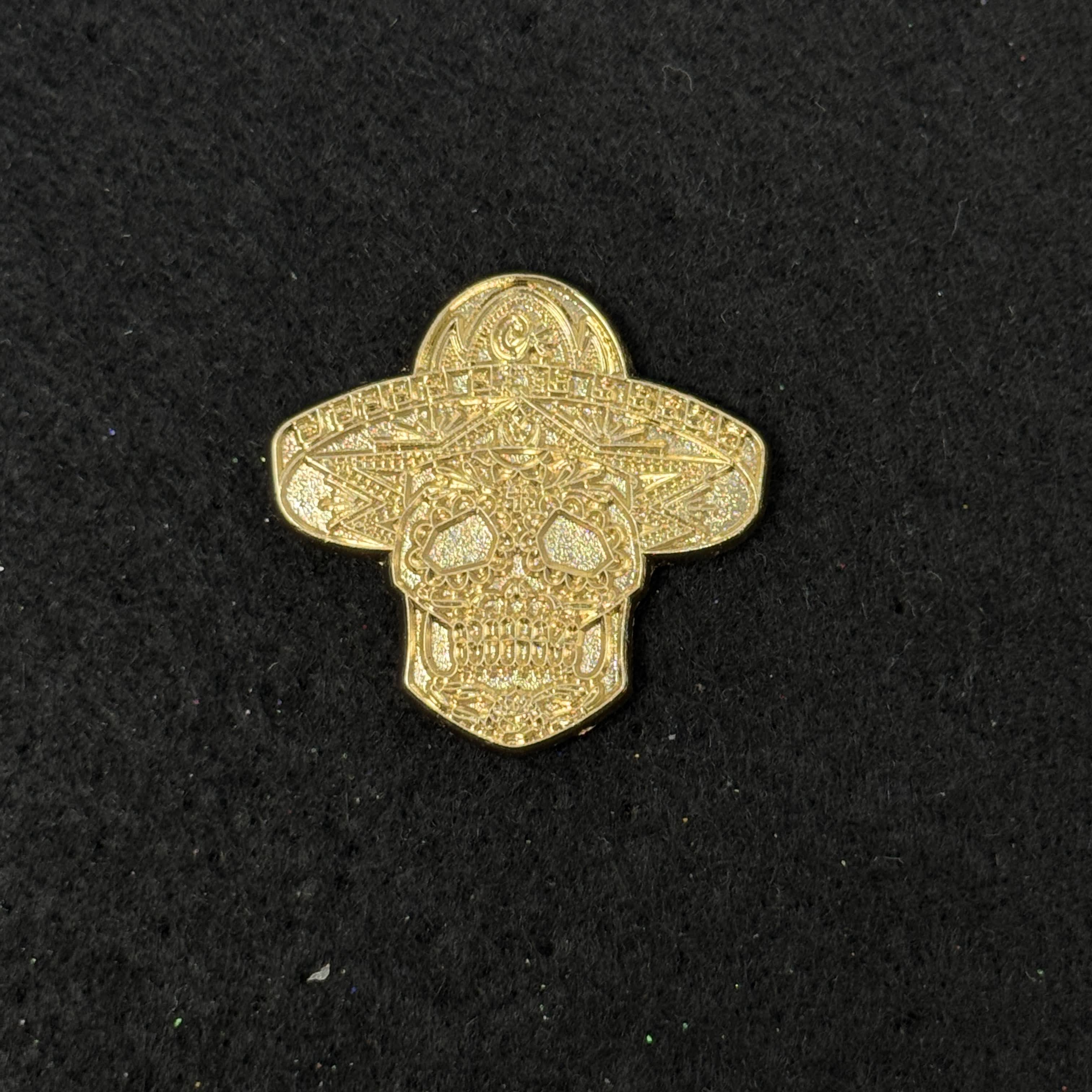Gold Skeleton Sombrero
