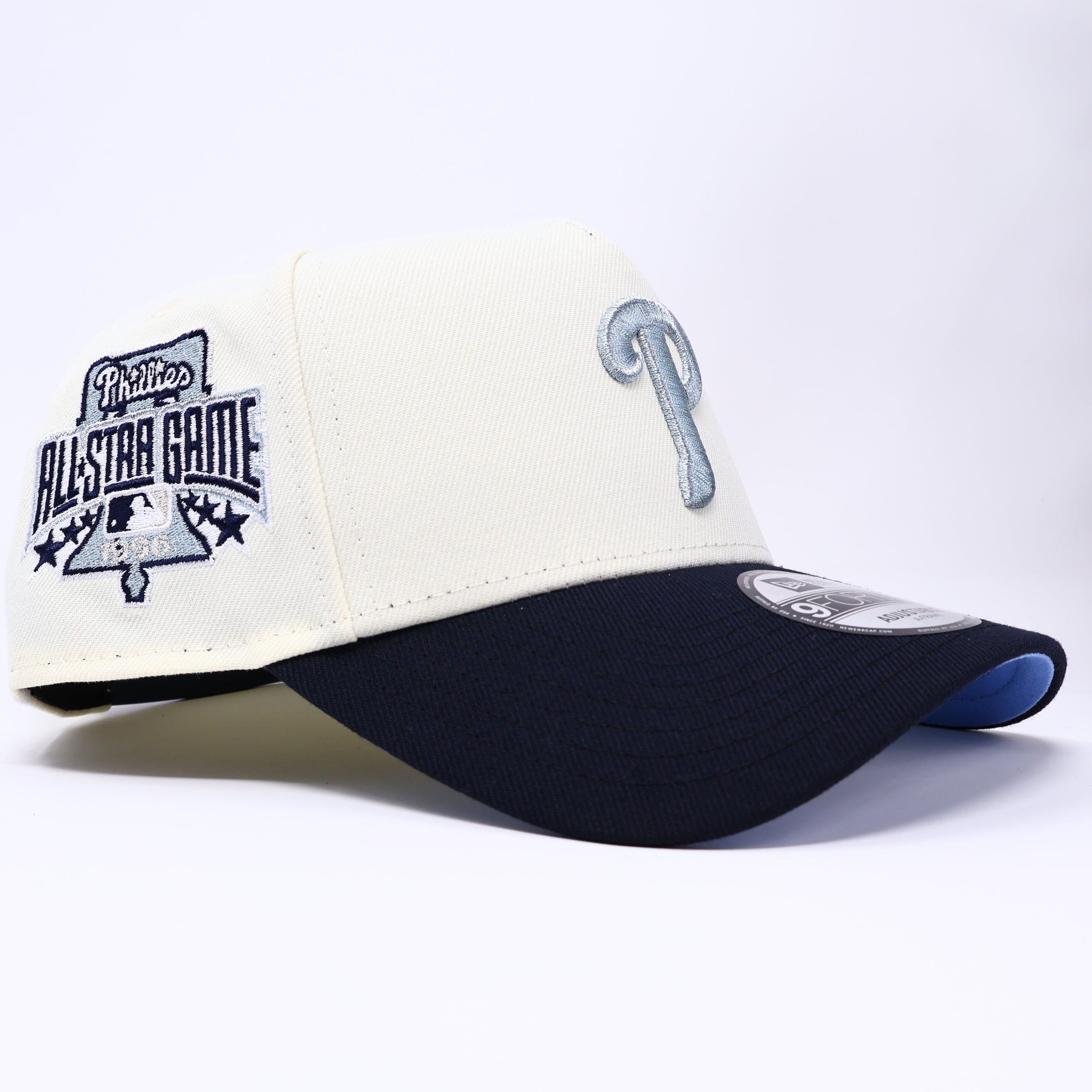 NWT Chrome Philadelphia Phillies 1996 All Star Game 9Forty A-Frame New Era Adjustable Snapback Hat 5 Panel