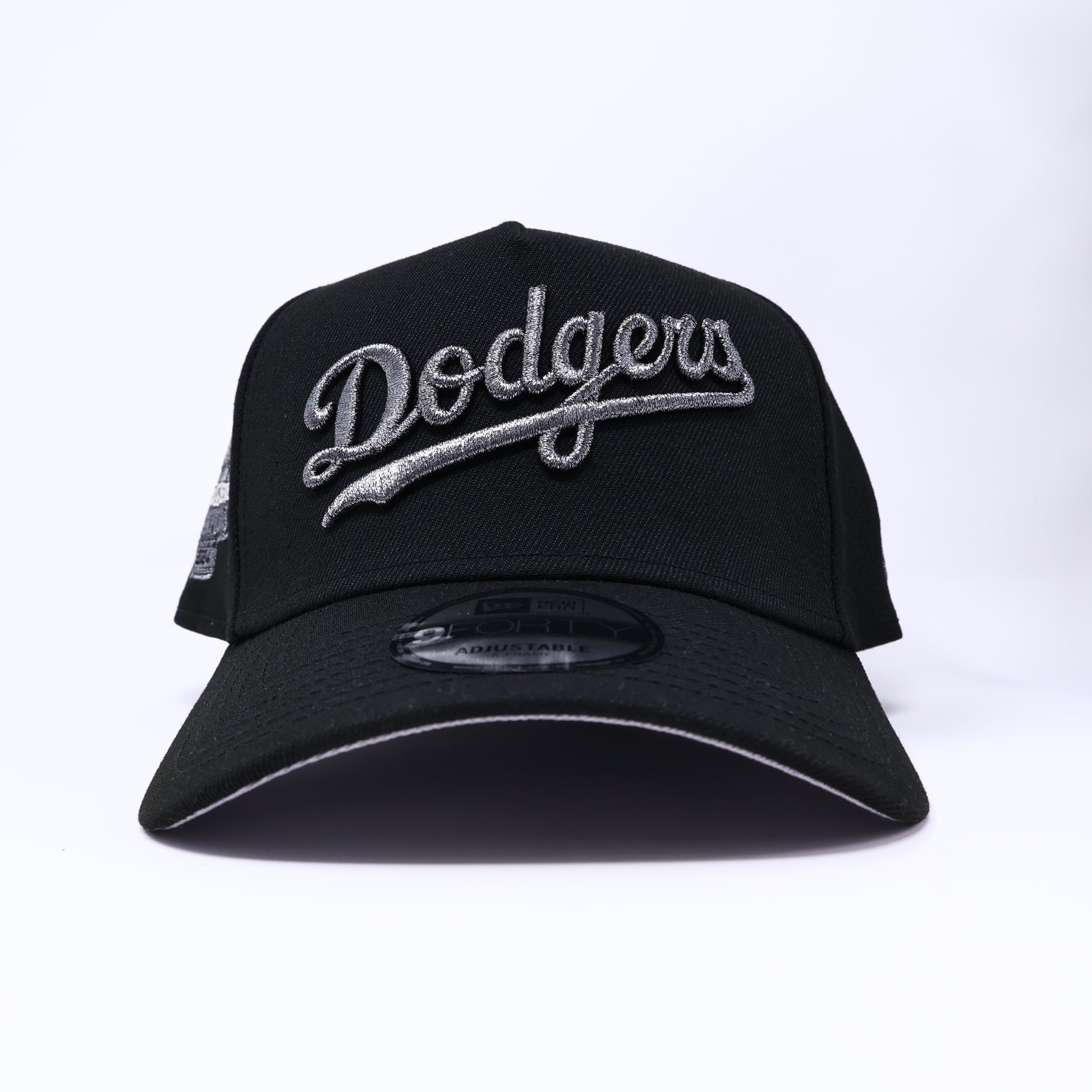 NWT Black Los Angeles Dodgers World Series 9Forty A-Frame New Era Adjustable Snapback Hat 5 Panel