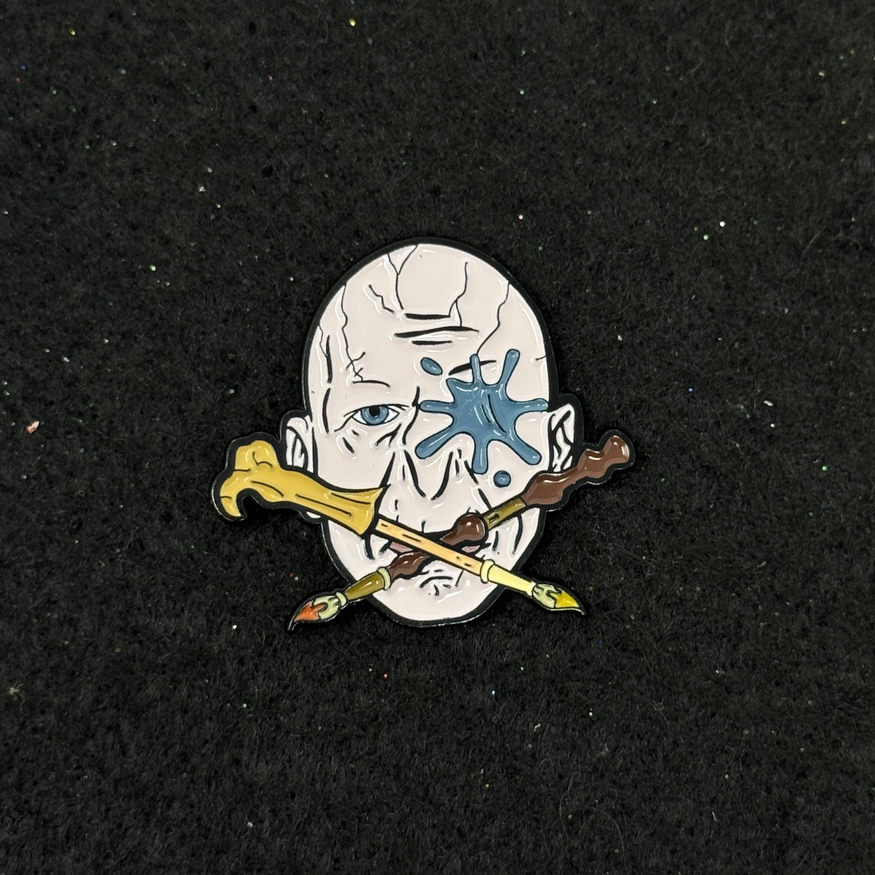 Snape Harry Potter Black Plating Graphic Pin