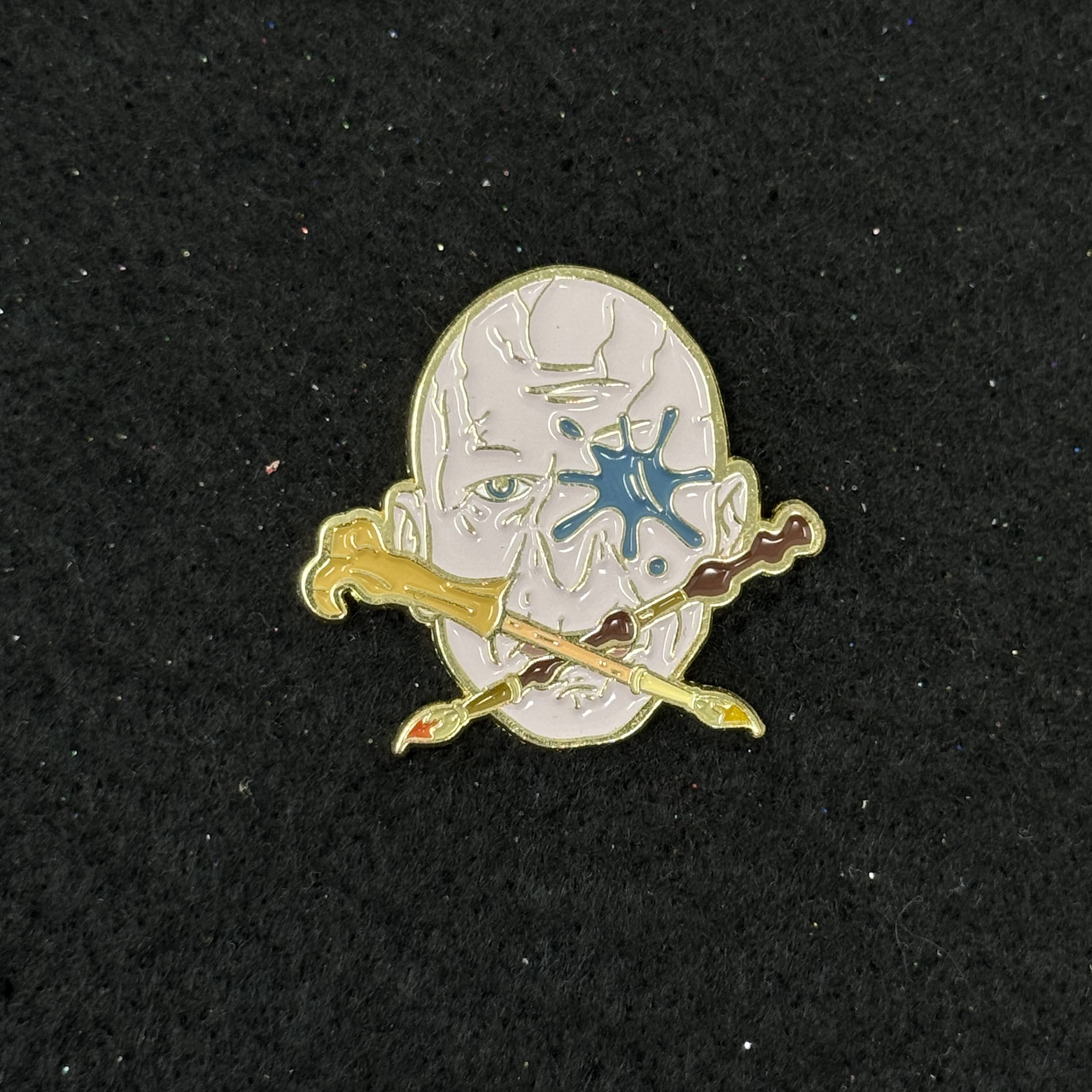 Snape Harry Potter Gold Plating Graphic Pin