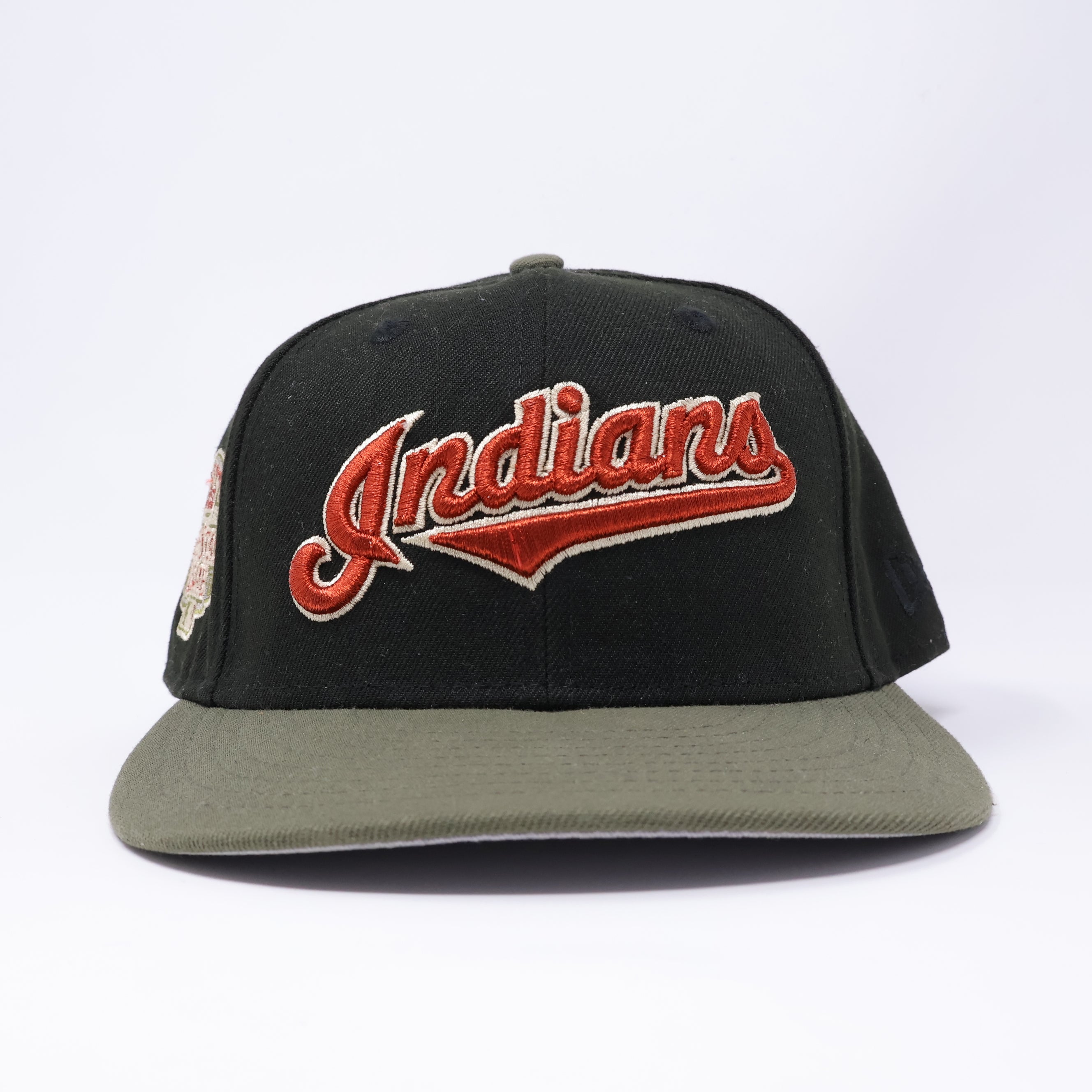 USED 3/4 Black Cleveland Indians Met All-Star Game 59fifty New Era Fitted Hat Cap