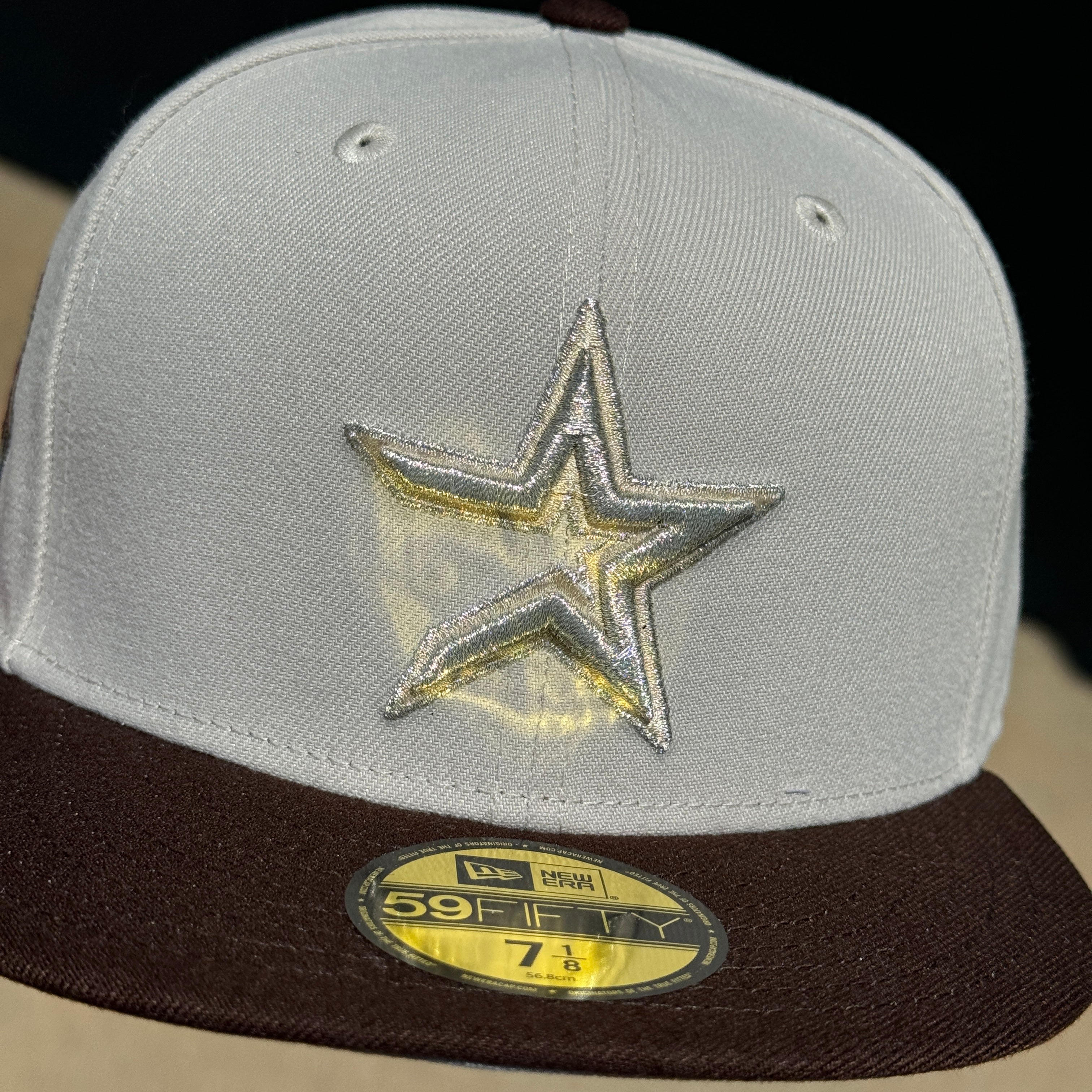 Chrome Houston Astros 35 Great Years Hatclub 59fifty New Era Fitted Hat Cap