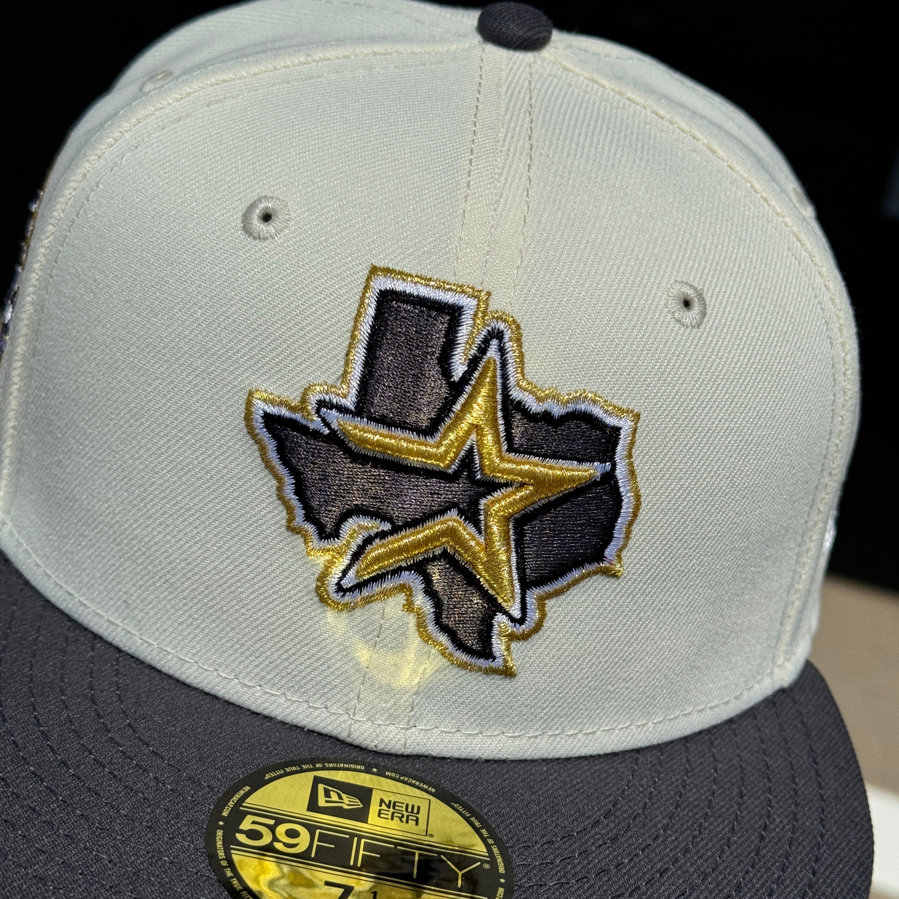 Chrome Houston Astros 45th Anniversary 59fifty New Era Fitted Hat Cap