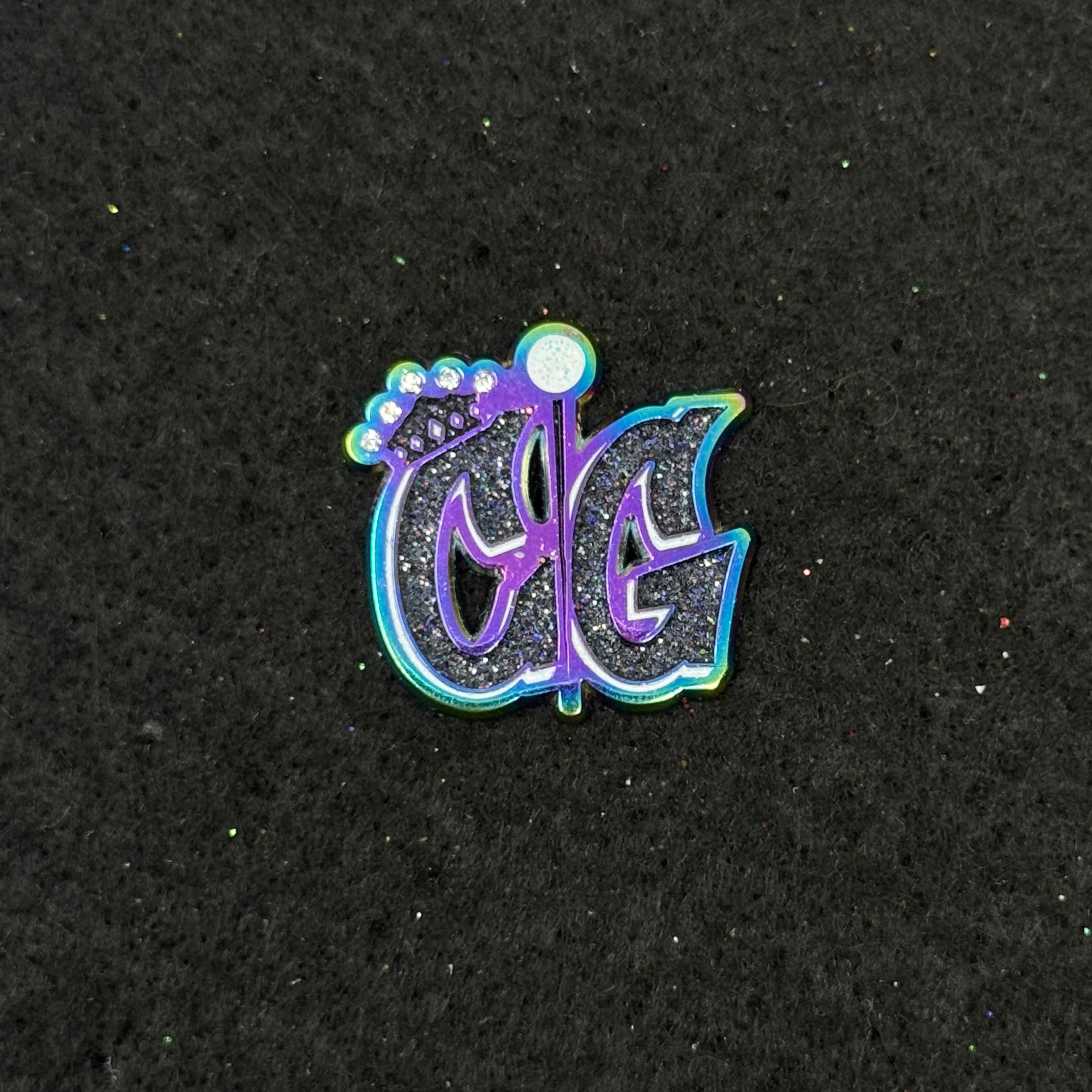 CG Irisidescent Graphic Pin