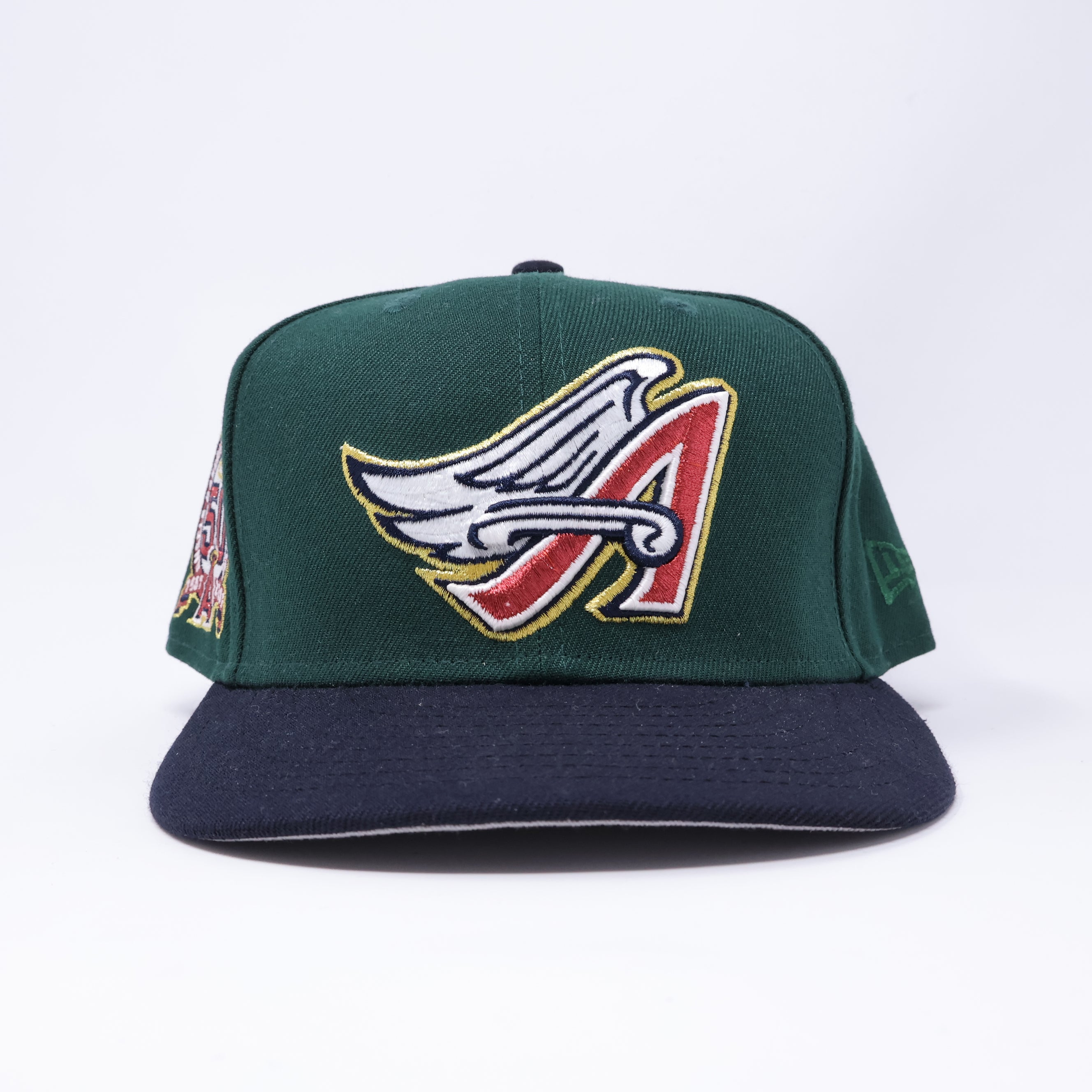 USED 3/4 Green Los Angeles Angels 50th Anniversary 59fifty New Era Fitted Hat Cap