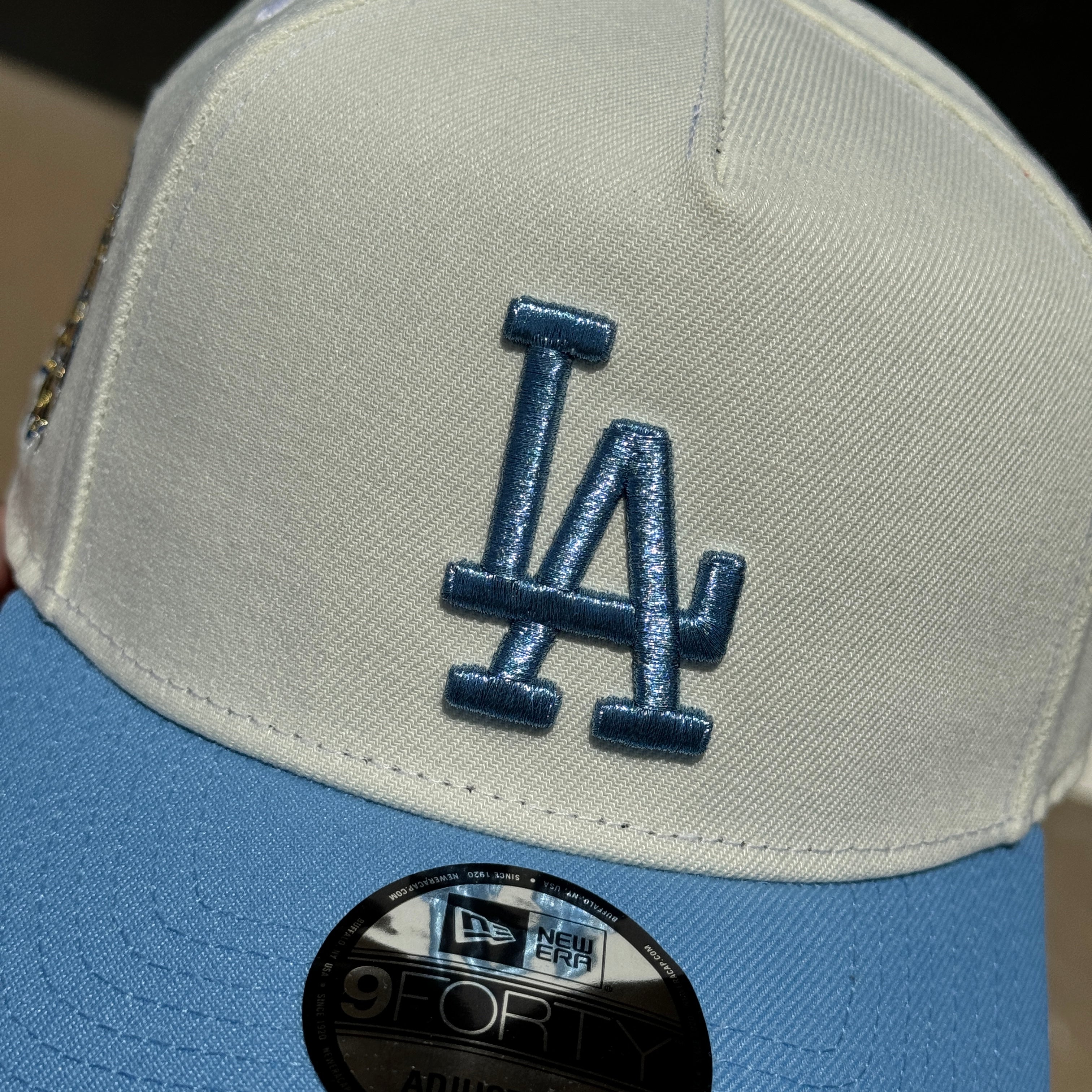 Chrome Los Angeles Dodgers 40th Anniversary Icy 9Forty Adjustable One Size A-Frame