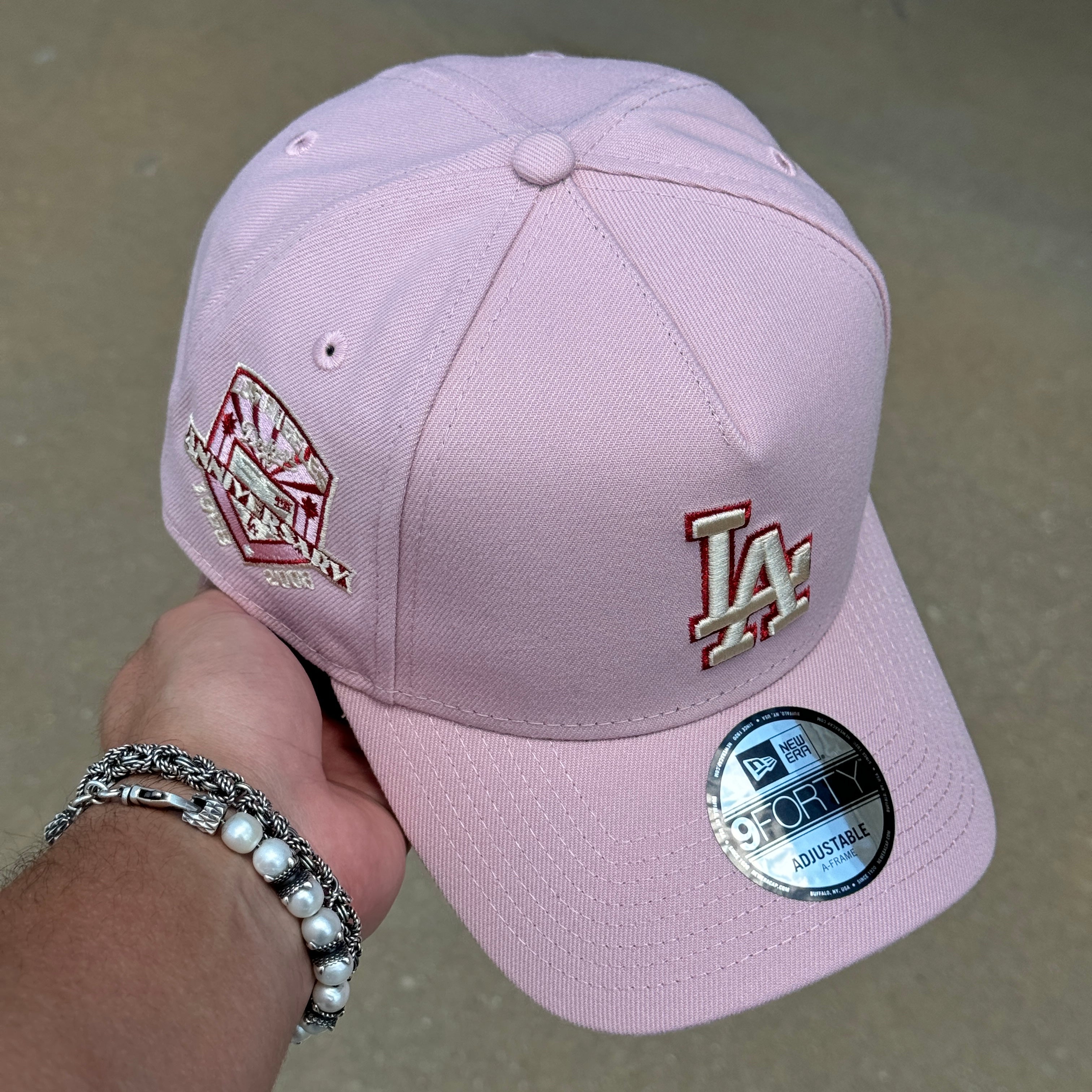 Pink Los Angeles Dodgers 50th Anniversary 9Forty Adjustable One Size A-Frame