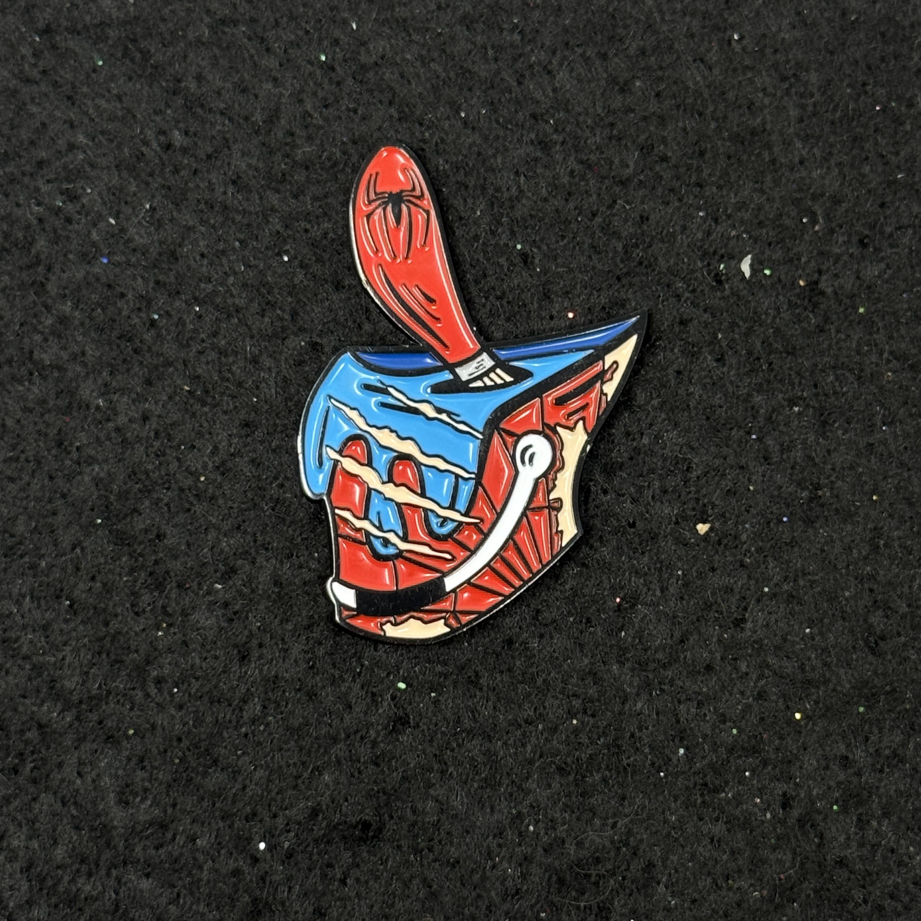 Spiderman Bucket Umbrella Heights Graphic Pin