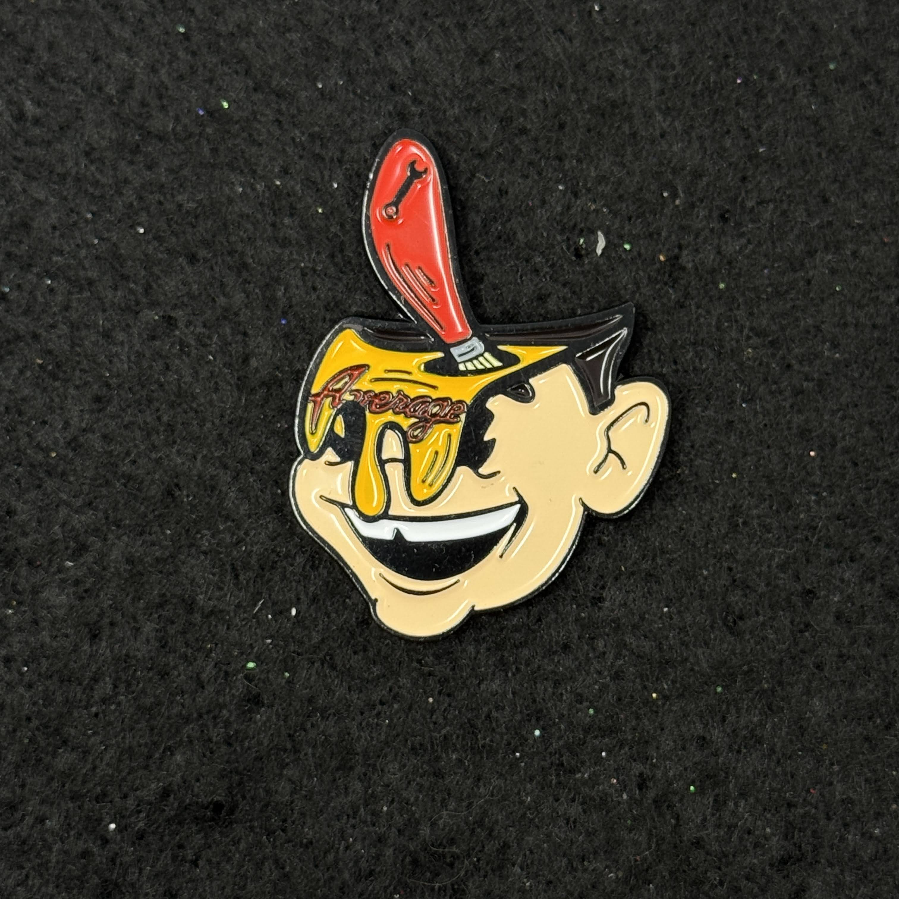 Cartoon Avengers Paint Bucket Umbrella Heights Graphic Pin
