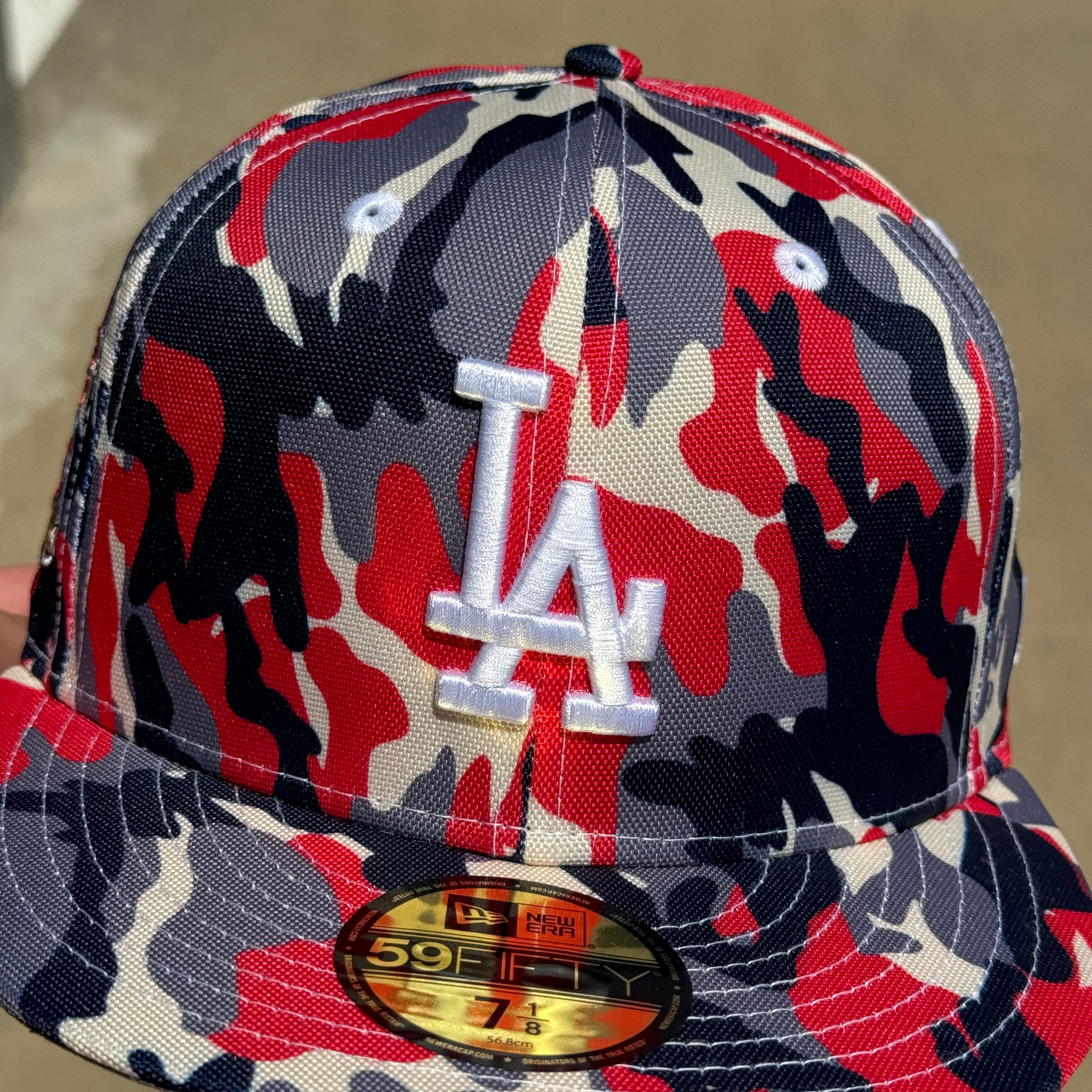 Red Camo Los Angeles Dodgers Shohei Ohtani Jpn 59fifty New Era Fitted Hat Cap