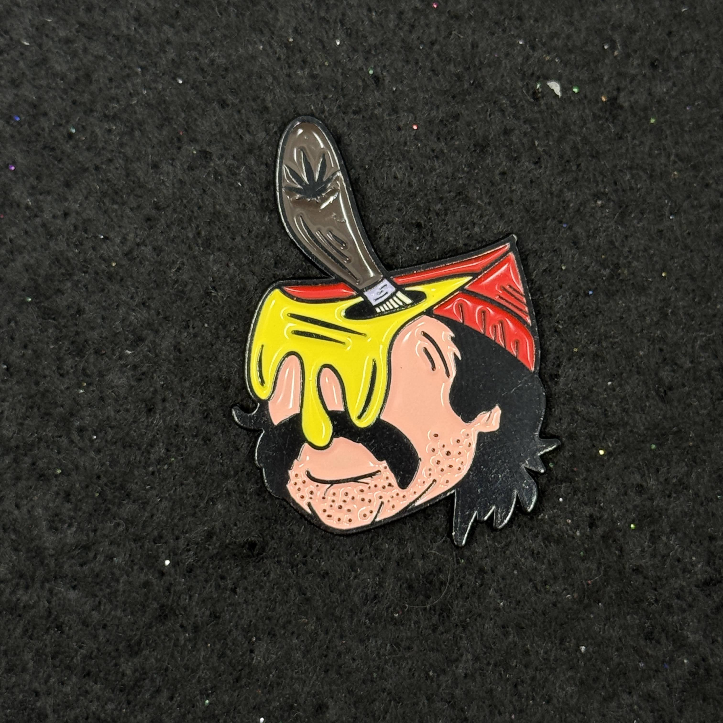 Cheech Bucket Umbrella Heights Graphic Pin
