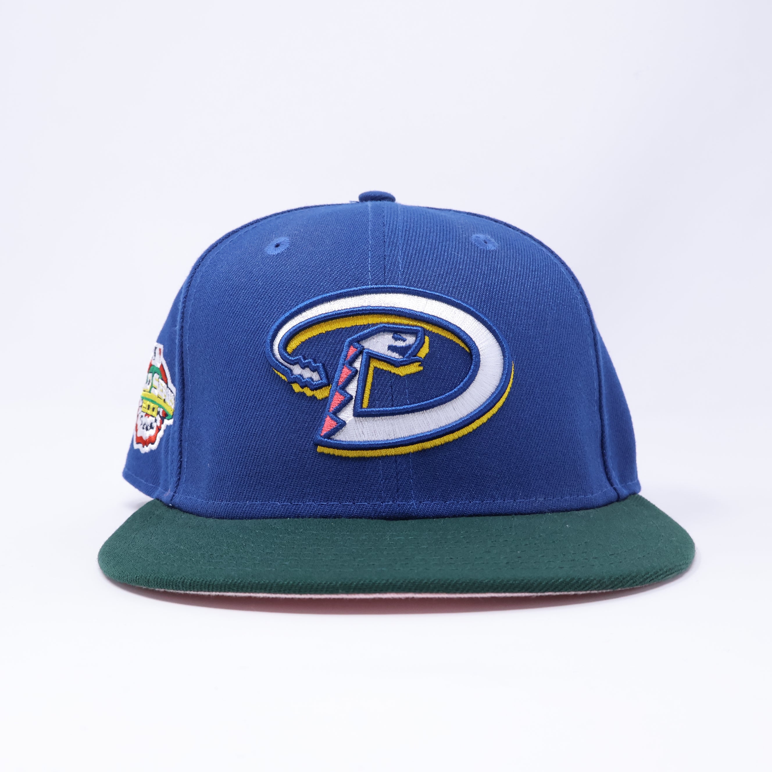 USED 7 Blue Arizona Diamondbacks 2001 World Series 59fifty New Era Fitted Hat Cap