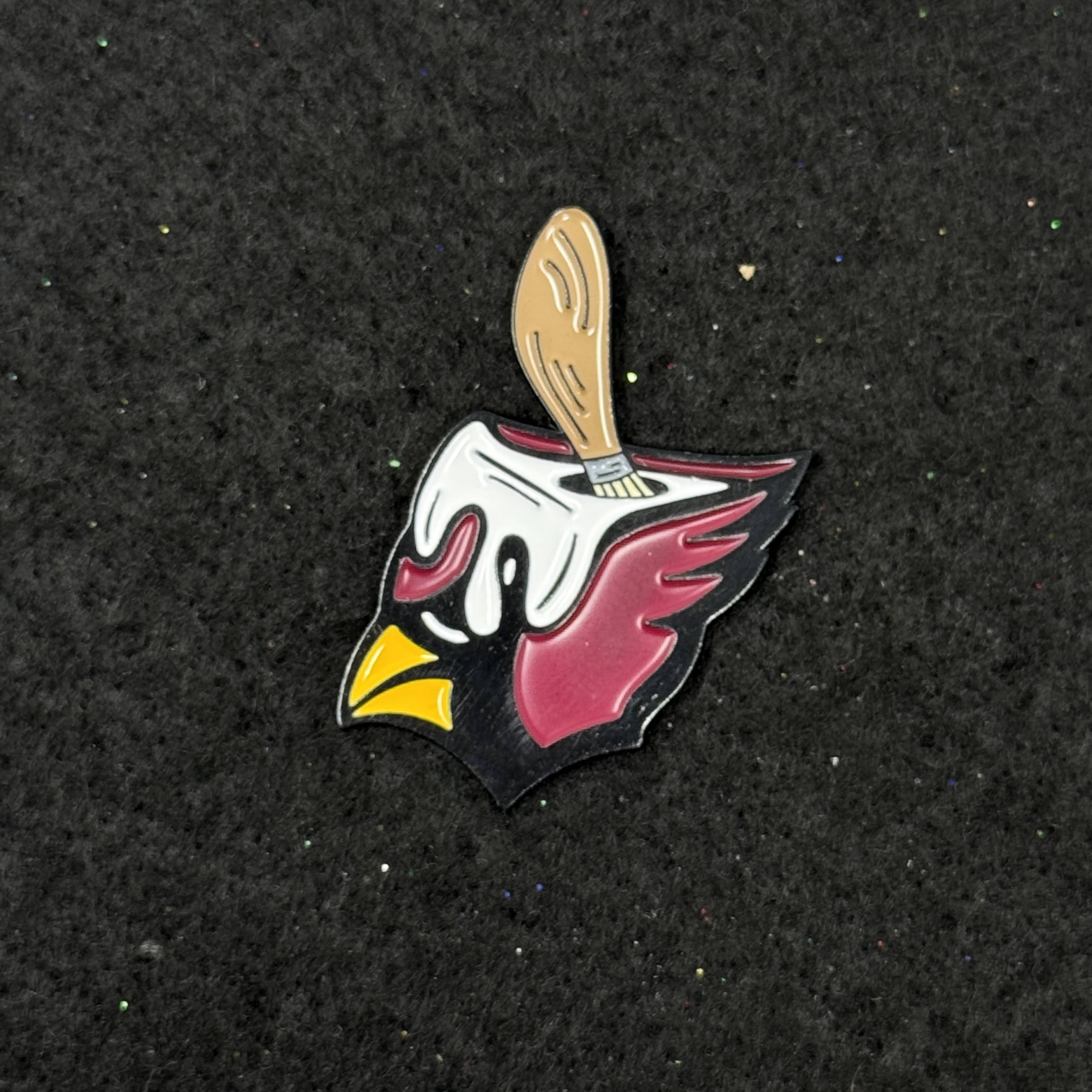 Arizona Cardinals Bucket Umbrella Heights Graphic Pin