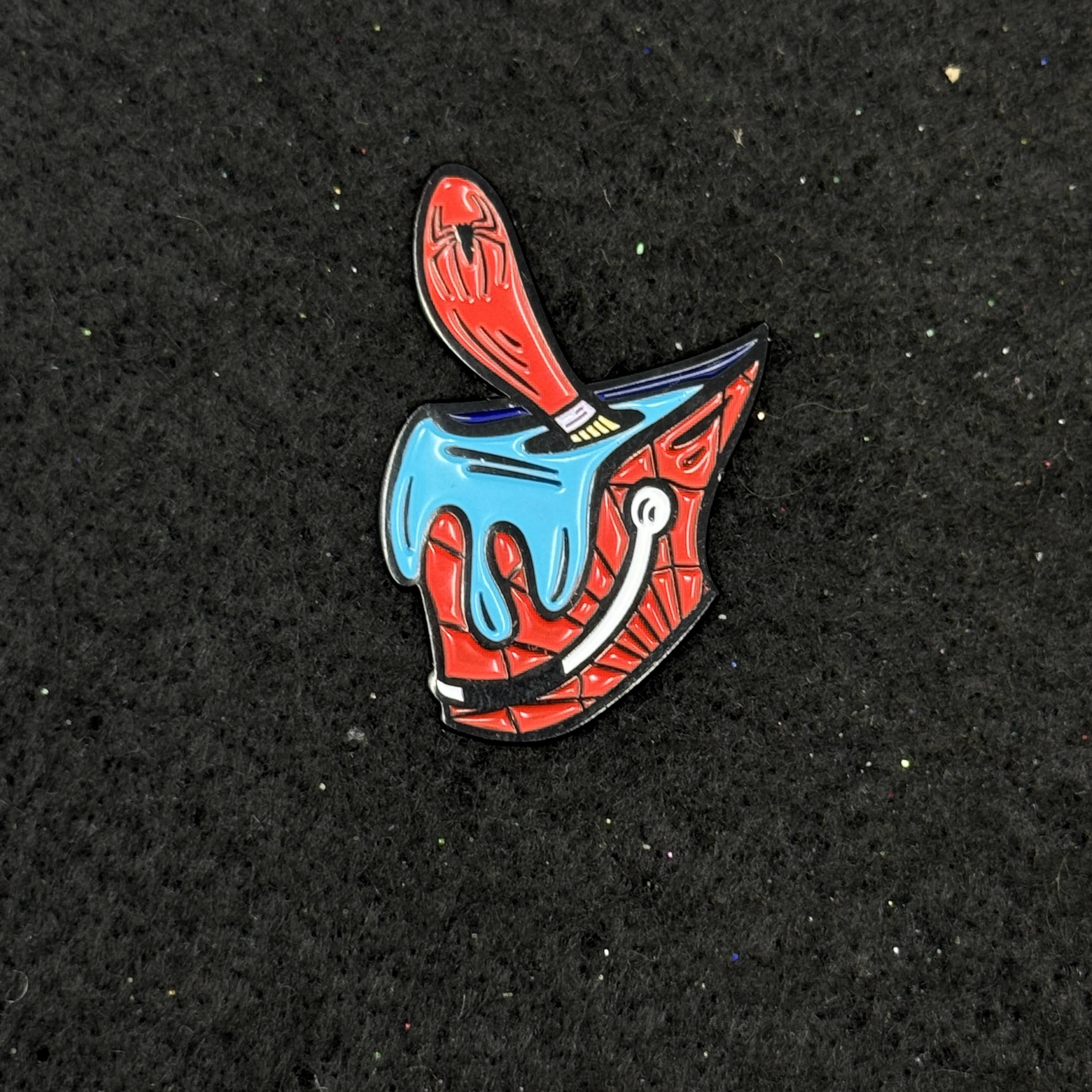 Spiderman Bucket Umbrella Heights Graphic Pin 1