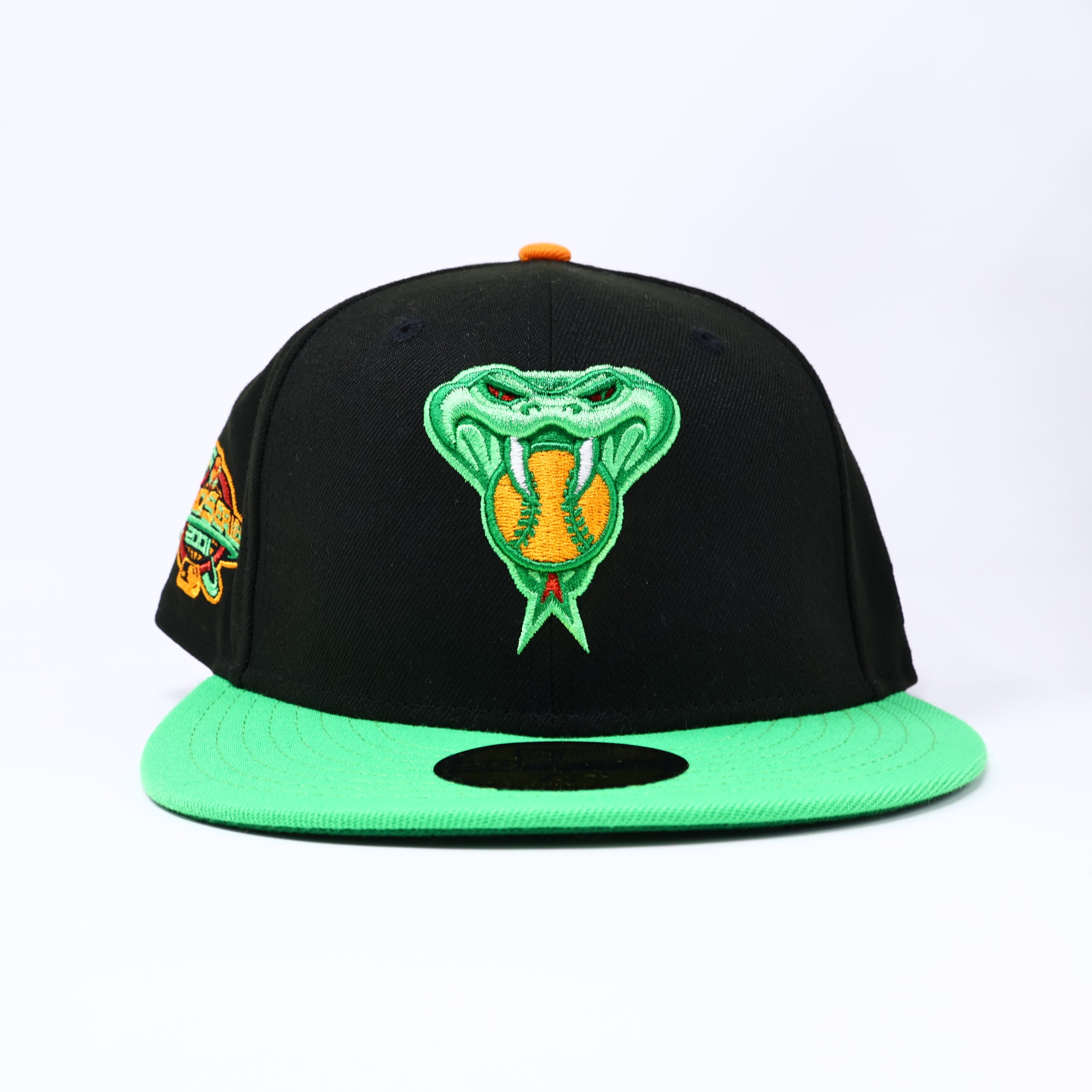 NWT 1/4 Black Arizona Diamondbacks 2001 World Series 59fifty New Era Fitted Hat Cap