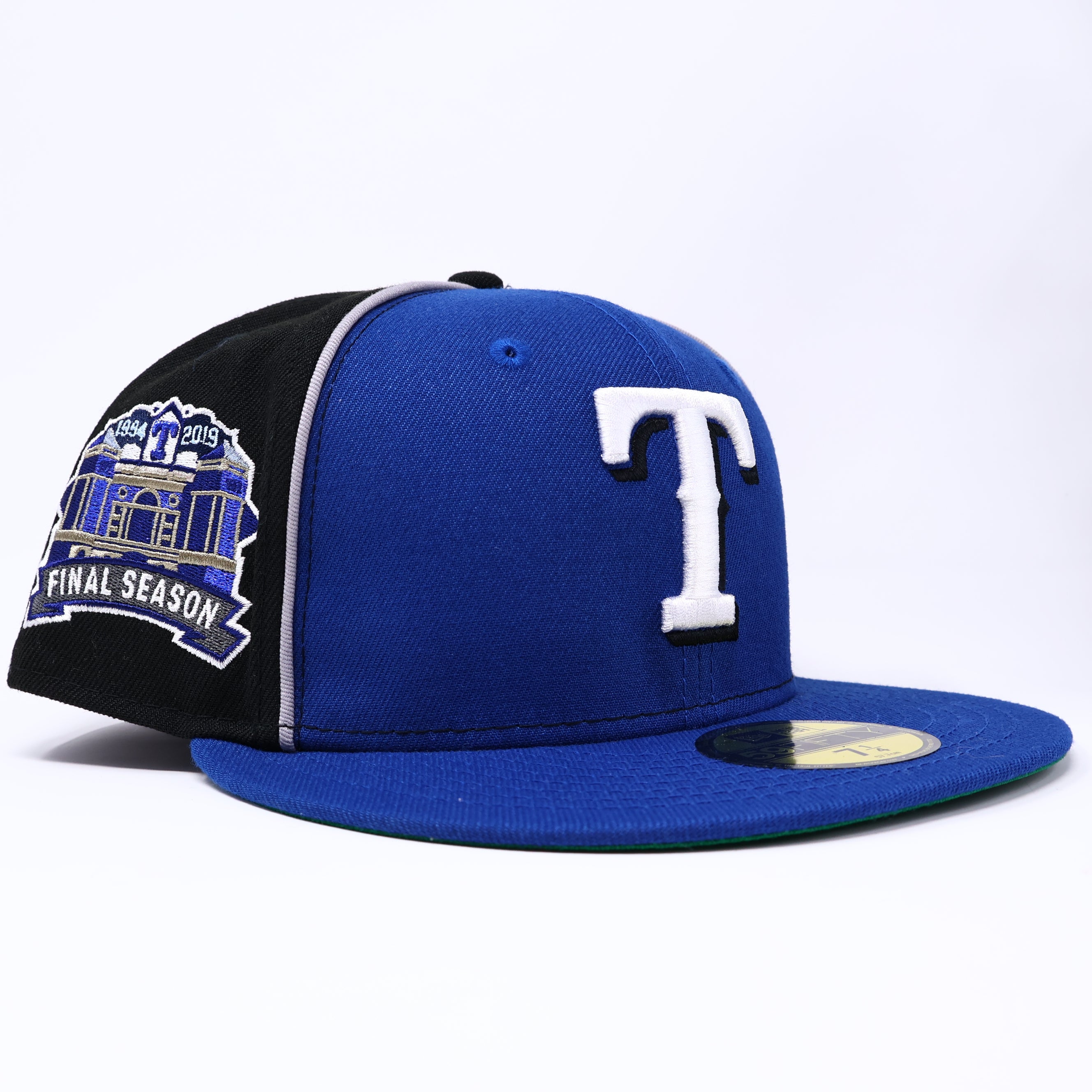 NWT 1/4 Multicolor Dallas Texas Rangers Final Season 59fifty New Era Fitted Hat Cap