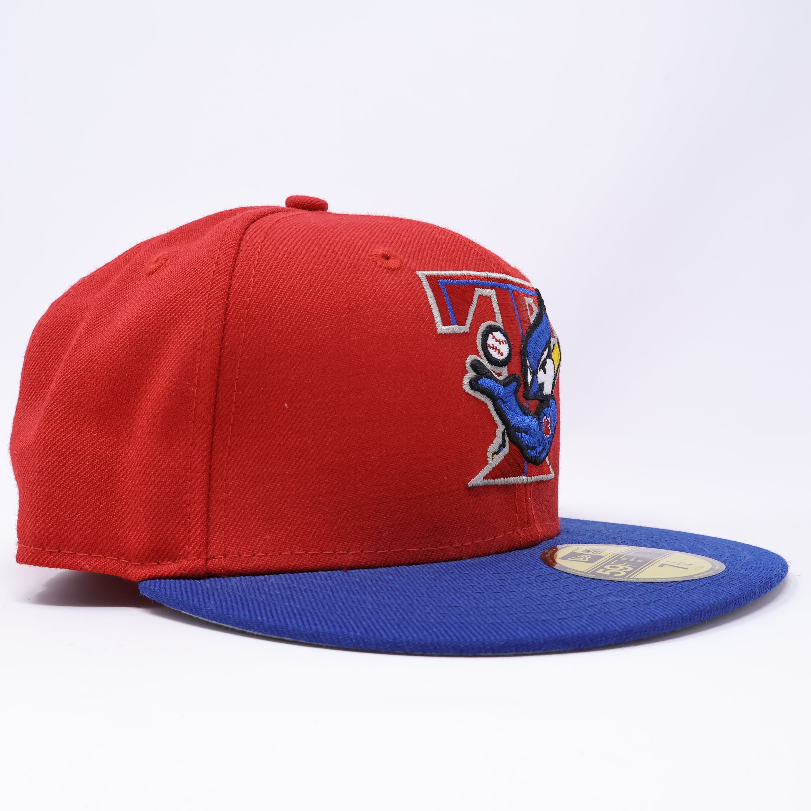 USED 1/4 Red Toronto Blue Jays Simple Clean Dope 59fifty New Era Fitted Hat Cap
