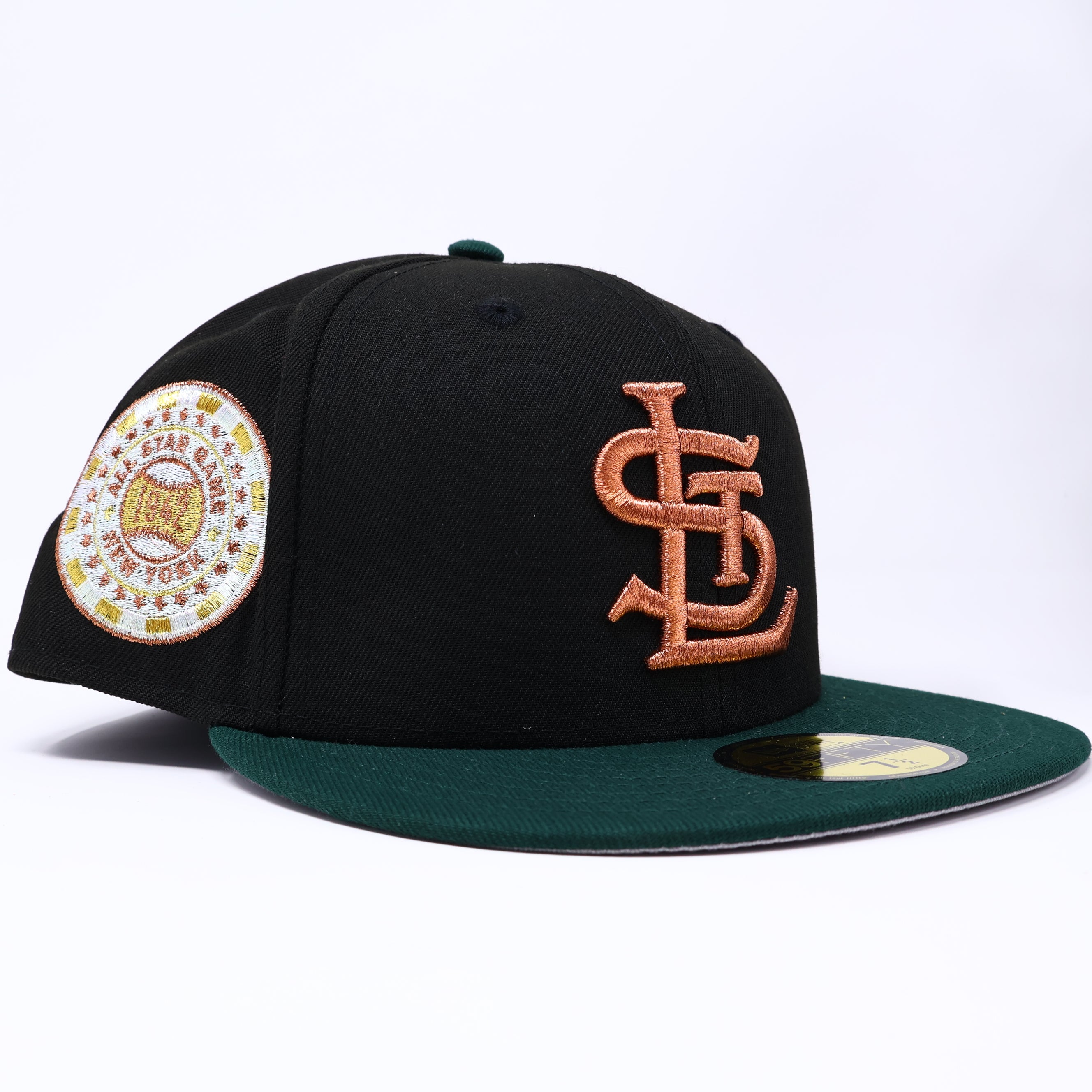 NWT 1/2 Black St. Louis Cardinals 1942 All Star Game 59fifty New Era Fitted Hat Cap
