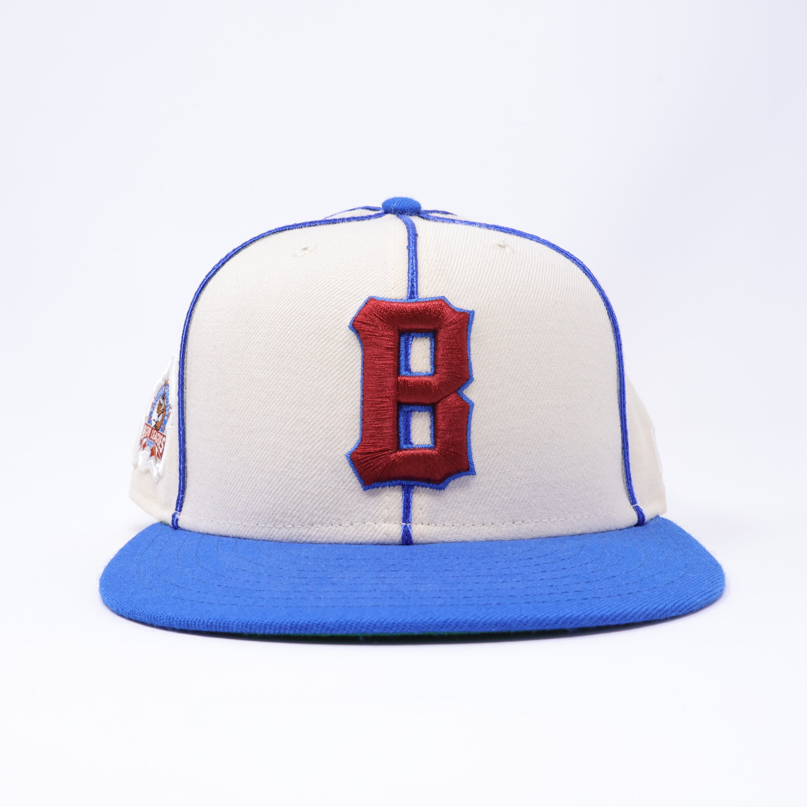 USED 7 Chrome Birmingham Black Barons Negro League 59fifty New Era Fitted Hat Cap
