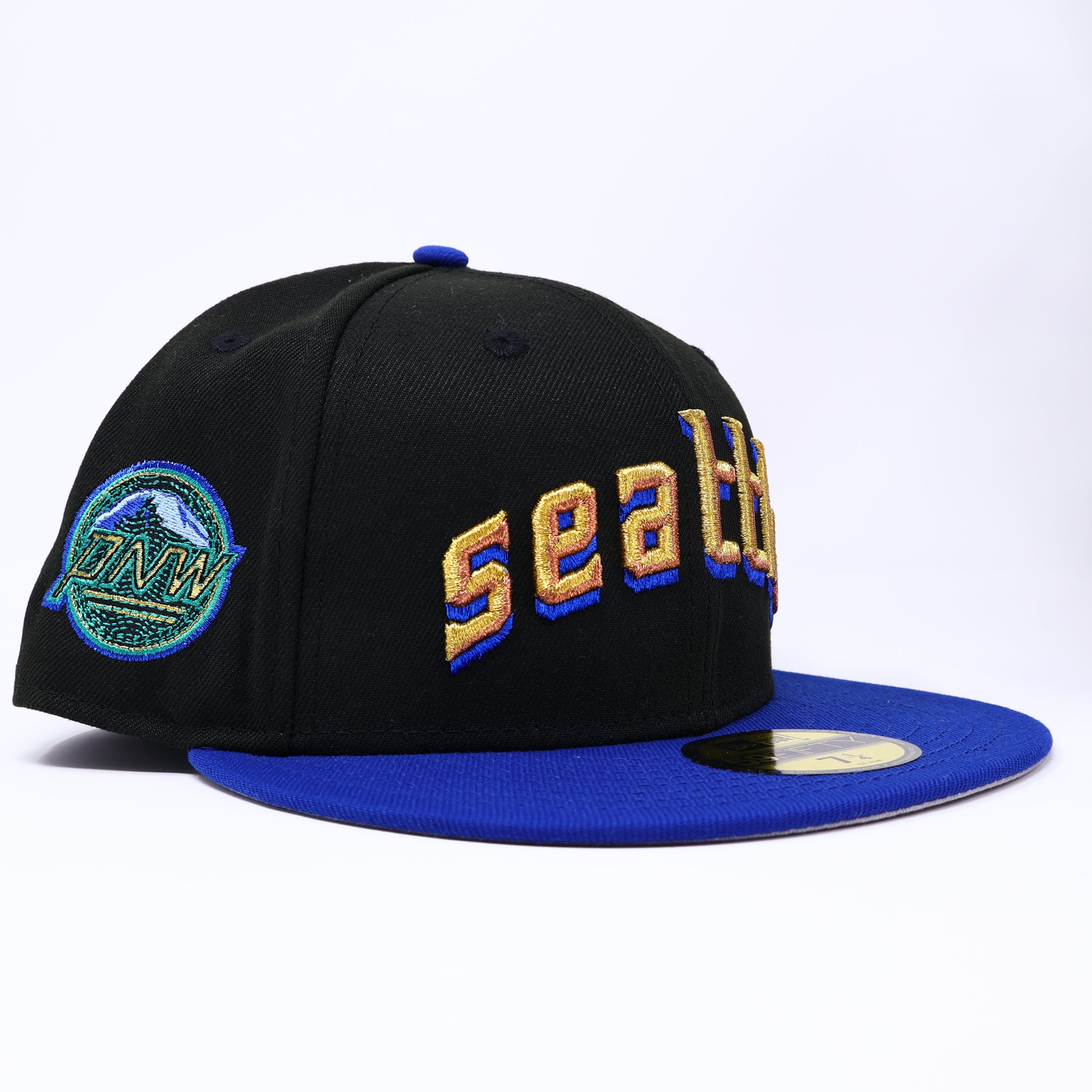 NWT 1/4 Black Seattle Mariners City Connect PNW 59fifty New Era Fitted Hat Cap