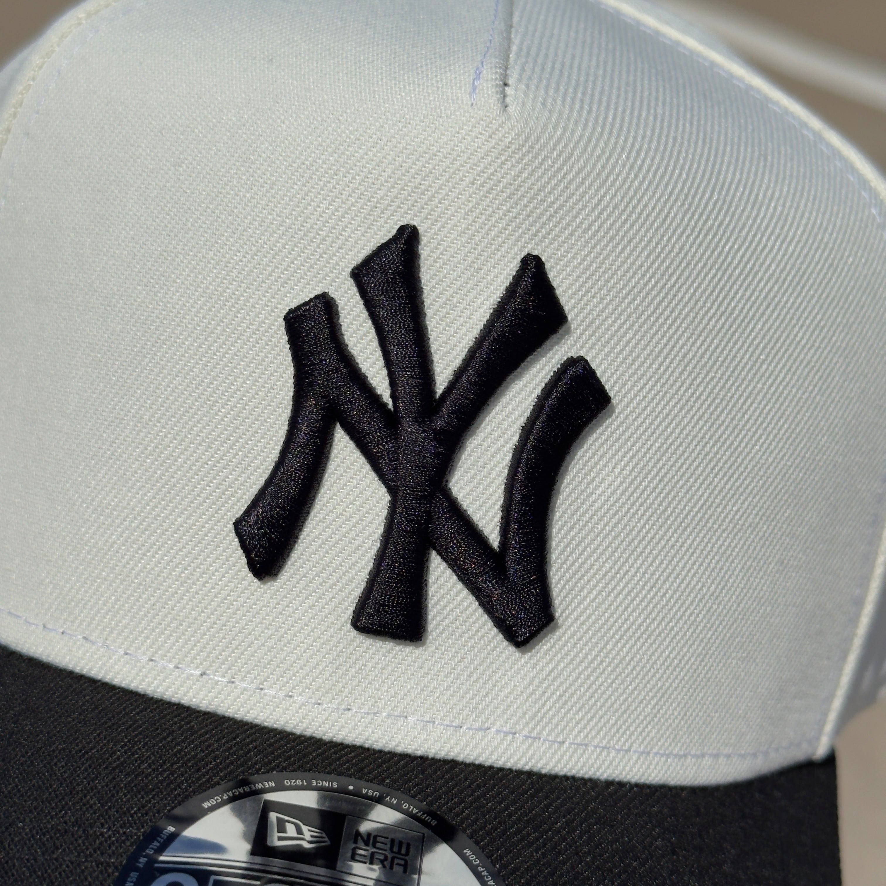 Chrome New York Yankees Subway Series 9Forty A Frame Snapback New Era Cap Dad Hat Sun
