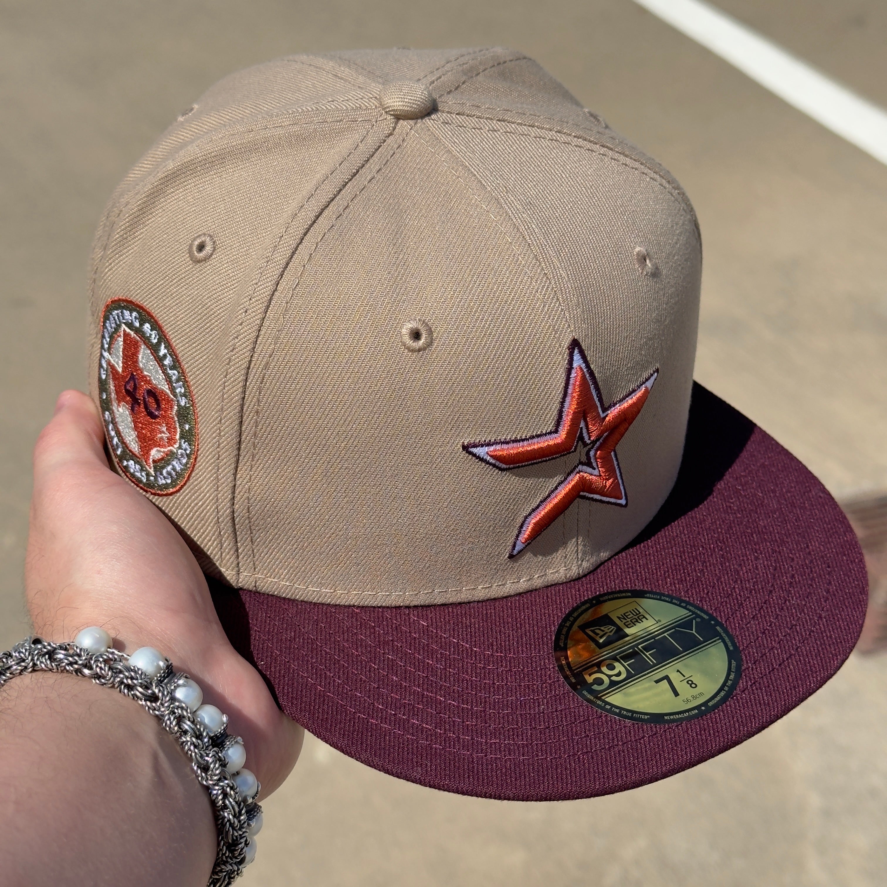 Brown Houston Astros Celebrating 40 Years 59fifty New Era Fitted Cap Hat