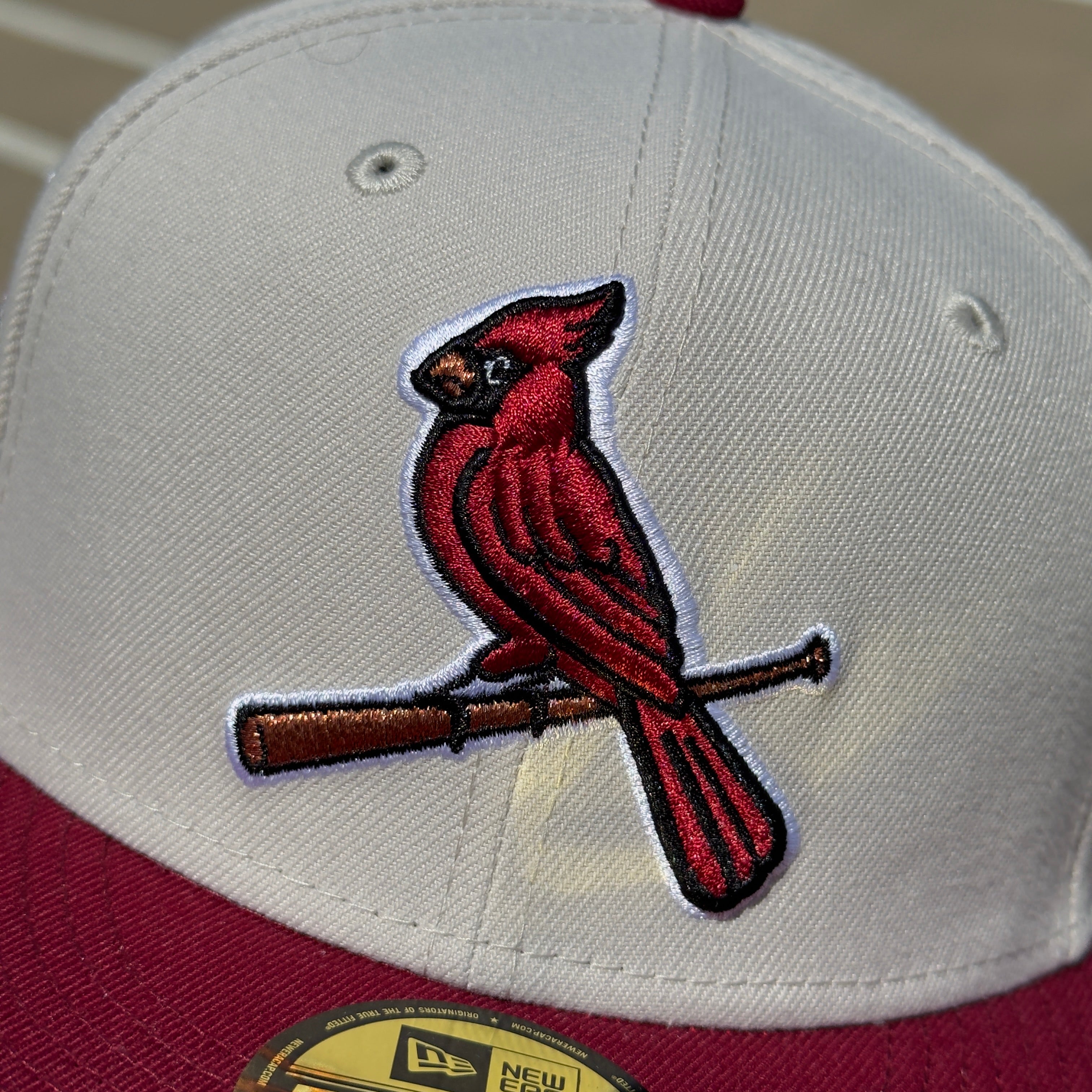Chrome St Louis Cardinals busch Stadium 59fifty New Era Fitted Cap Hat Sun