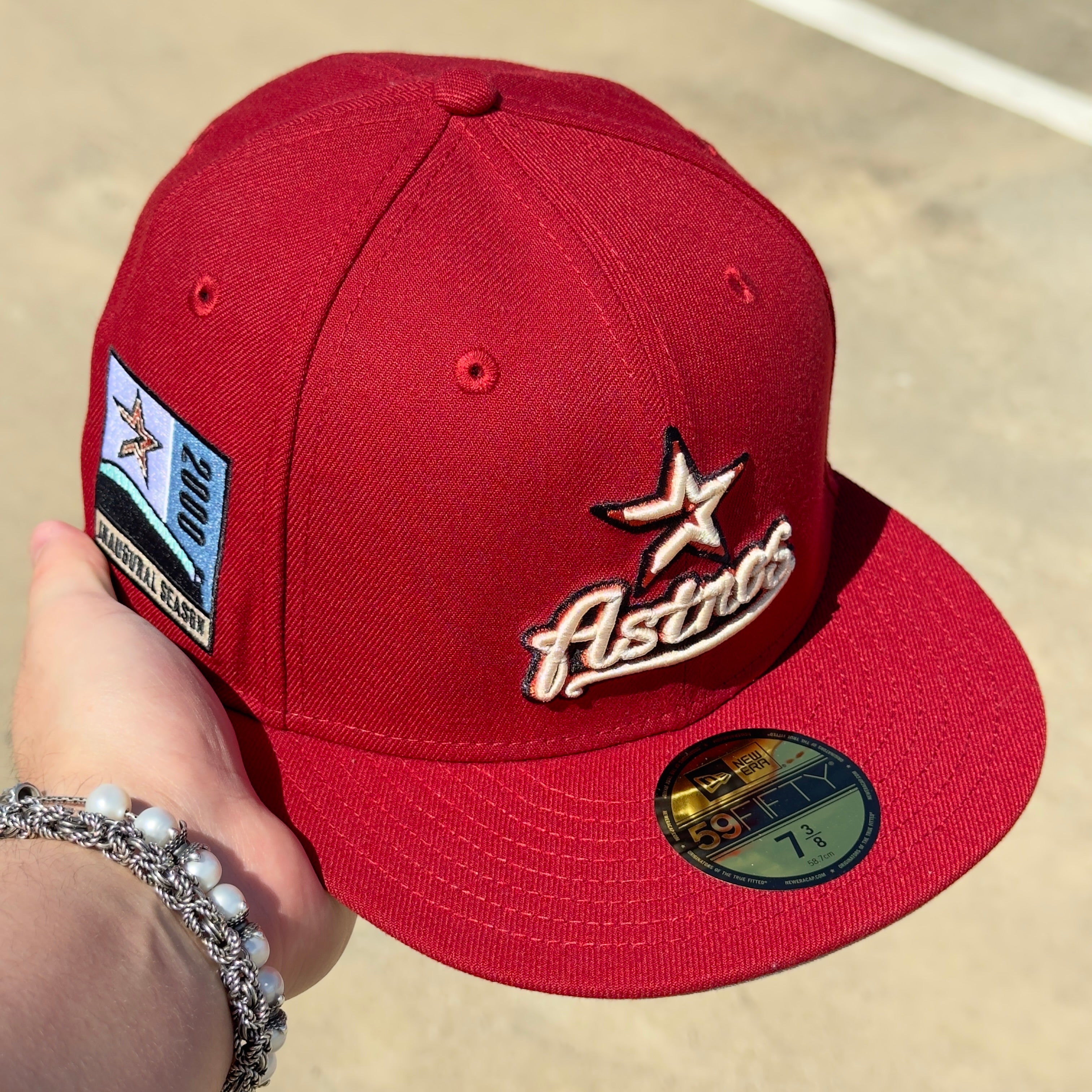 Brick Red Houston Astros 2000 Inaugural Season 59fifty New Era Fitted Cap Hat
