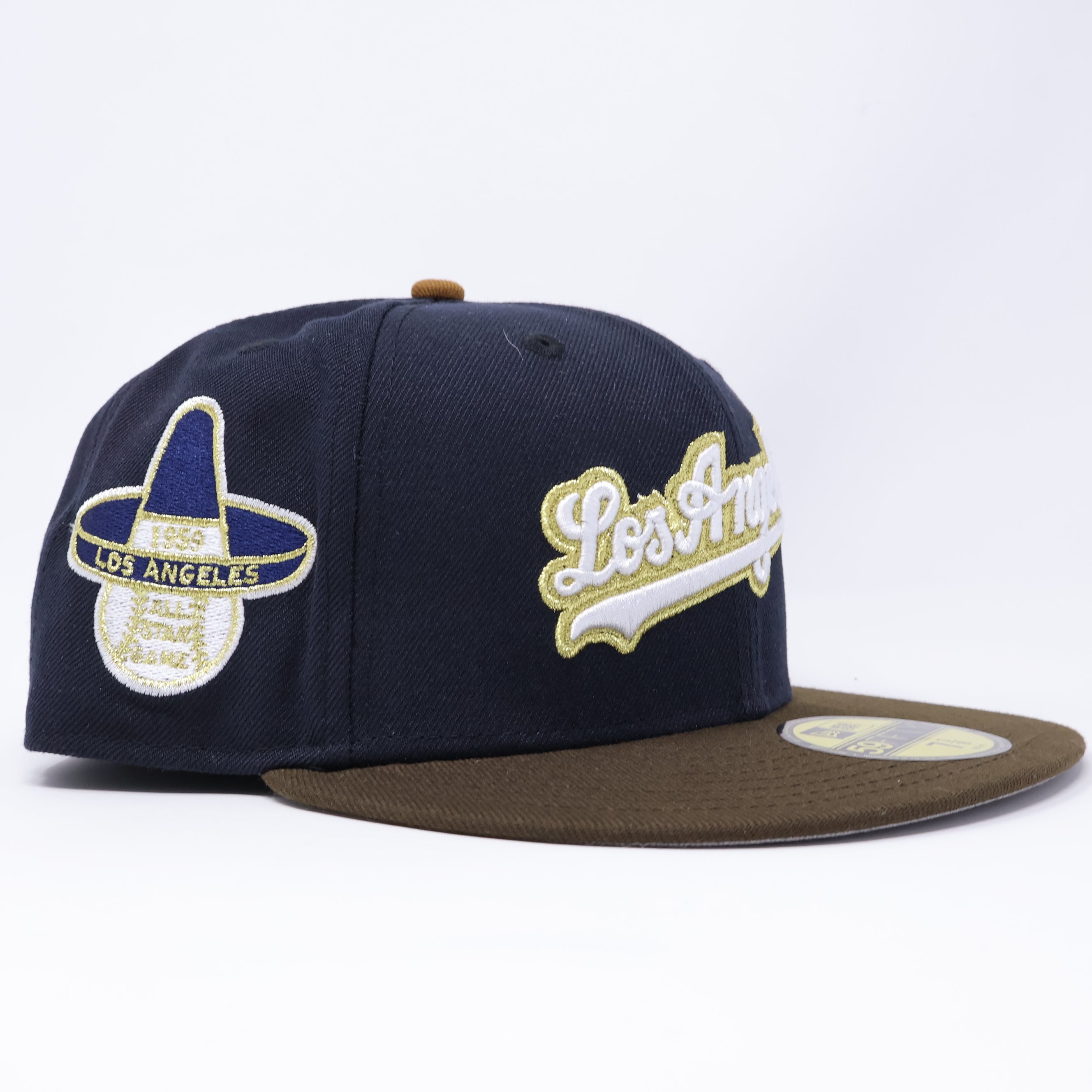 NWT 3/8 Navy Los Angeles Dodgers 1959 All-Star Game 59fifty New Era Fitted Hat Cap