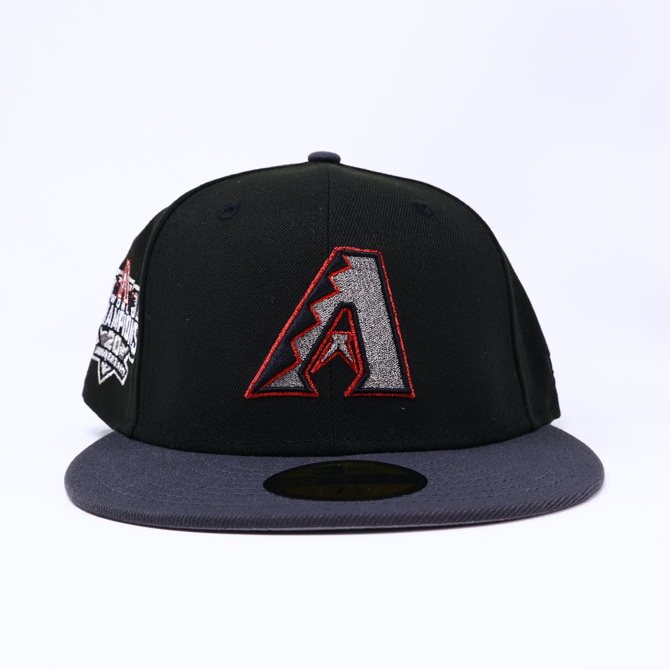 NWT 1/2 Black Arizona Diamondbacks 20th Anniversary 59fifty New Era Fitted Hat Cap