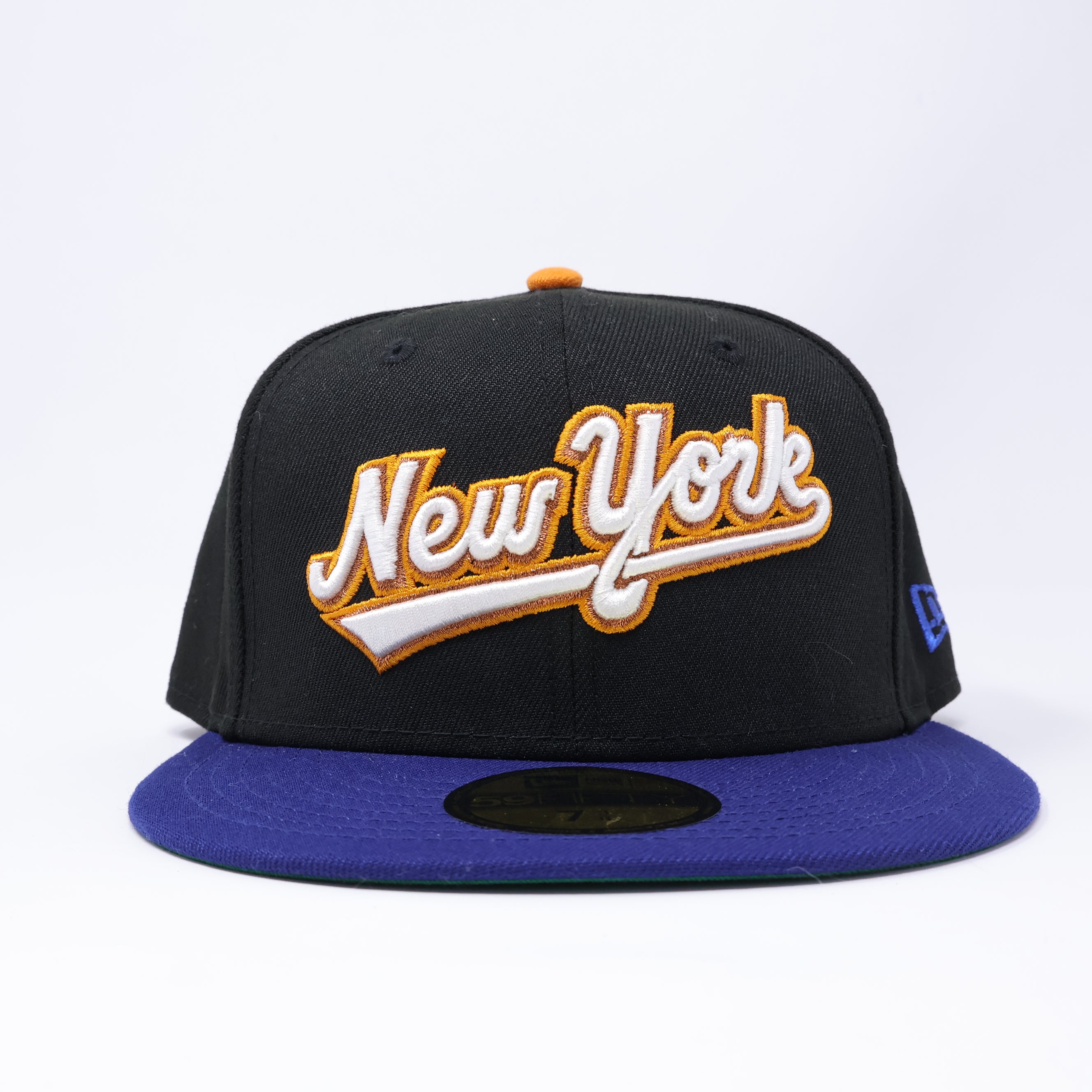 NWT 3/8 Black New York Mets Simple Clean Dope 59fifty New Era Fitted Hat Cap
