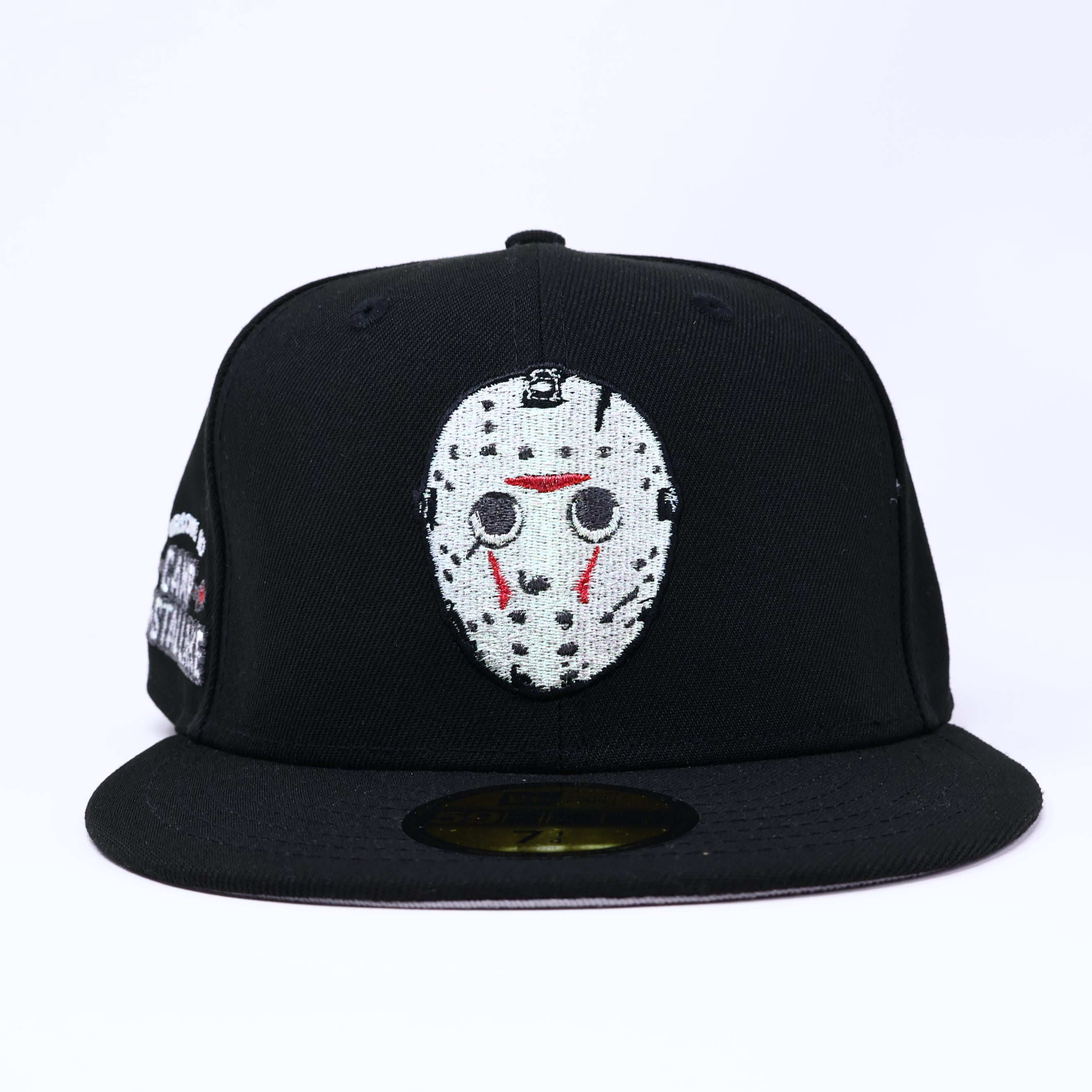 NWT 1/4 Black Jason Voorhees Camp Westlake 59fifty New Era Fitted Hat Cap