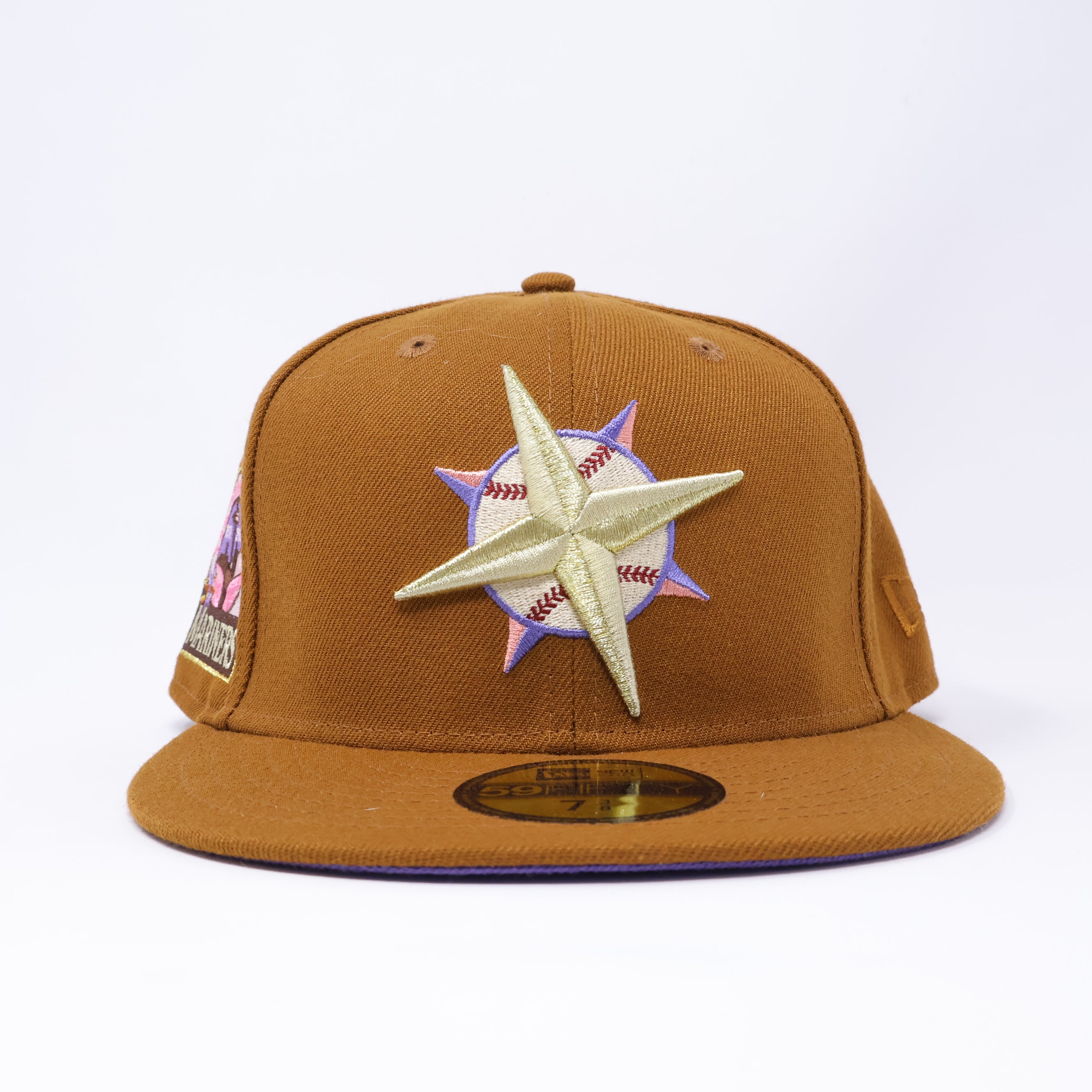 NWT 3/8 Brown Seattle Mariners 30th Anniversary 59fifty New Era Fitted Hat Cap