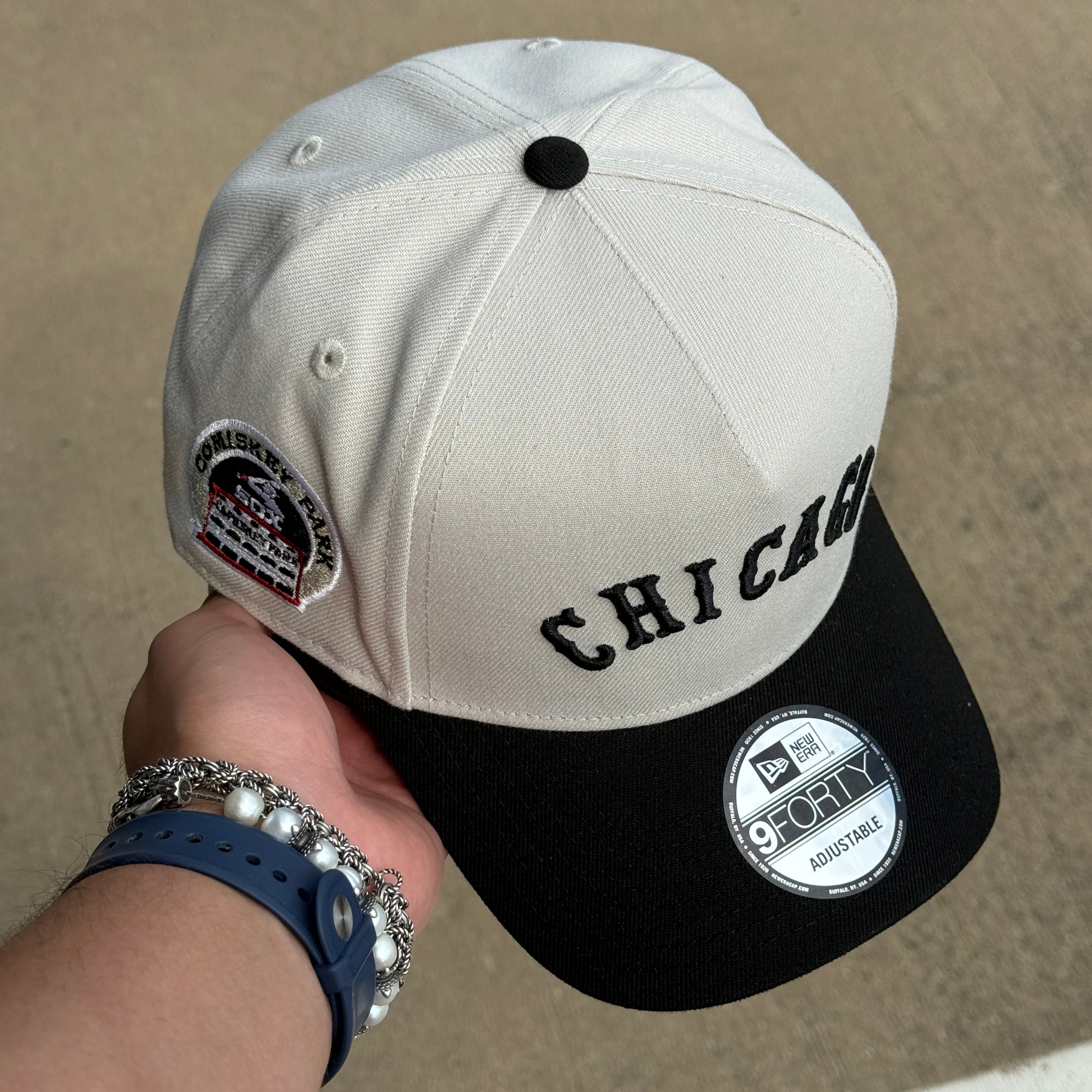 NEW Stone Chicago White Sox Comiskey Park 9Forty Adjustable One Size A-Frame