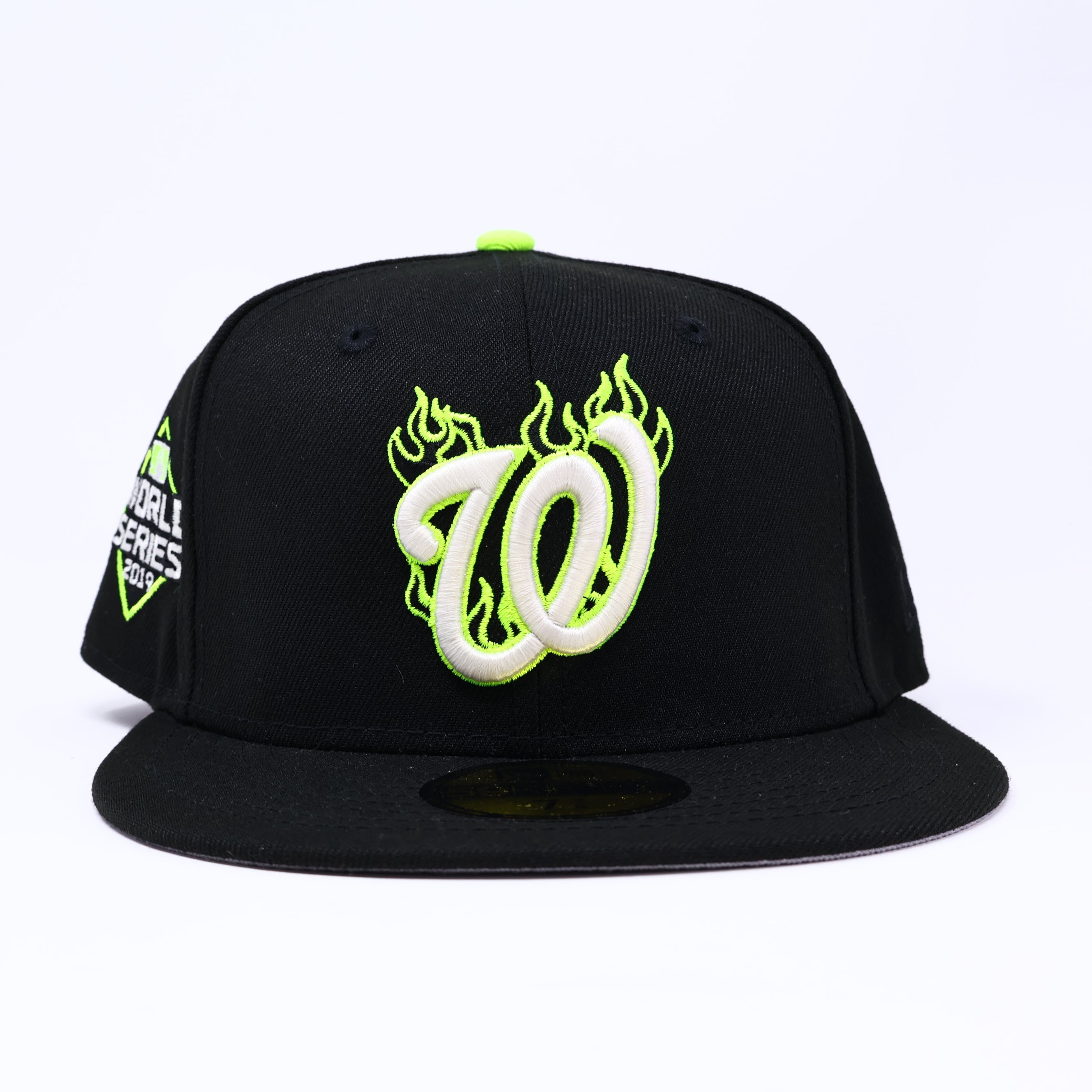 NWT 1/4 Black Washington Nationals 2019 World Series 59fifty New Era Fitted Hat Cap