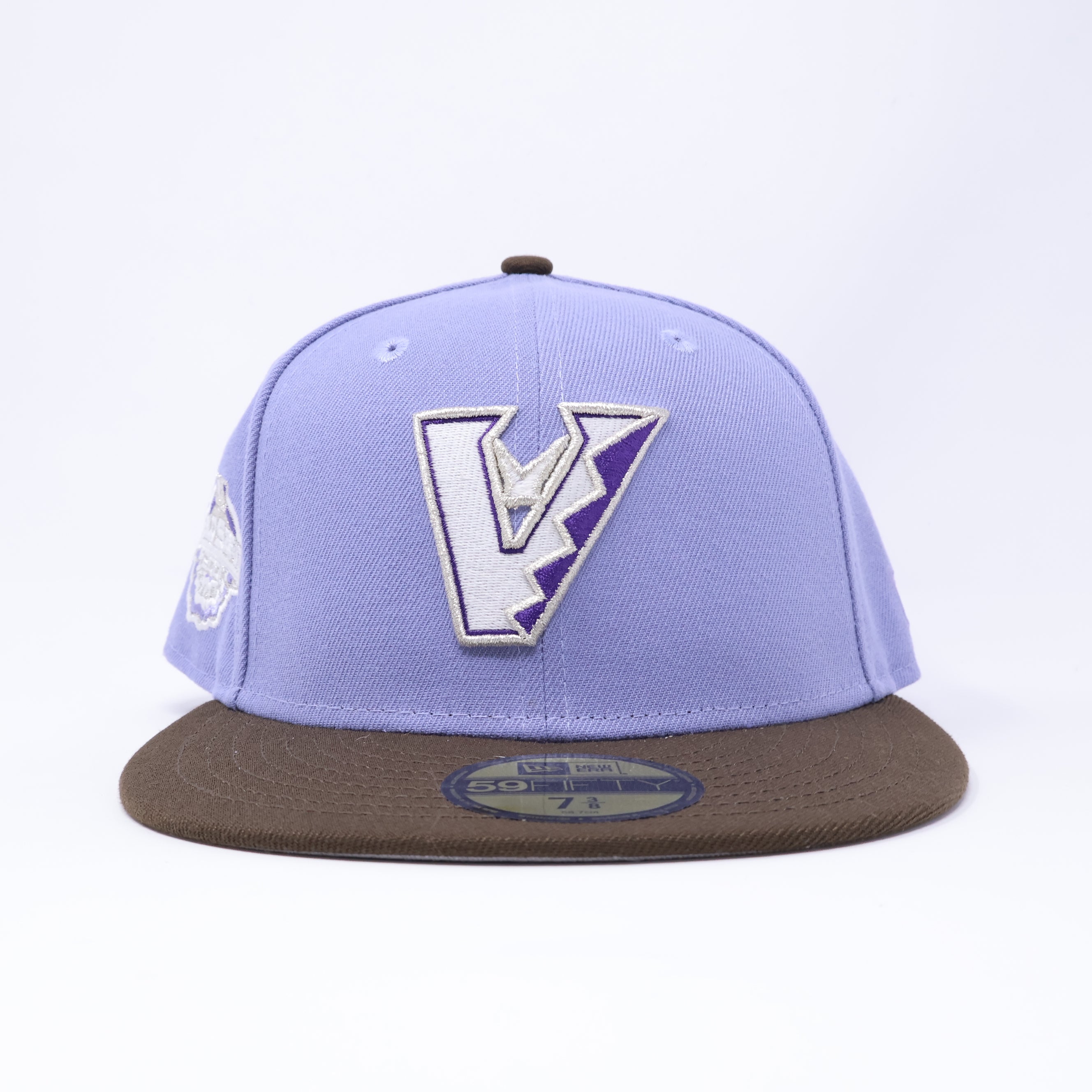 NWT 3/8 Lavender Arizona Diamondbacks 2001 World Series 59fifty New Era Fitted Hat Cap