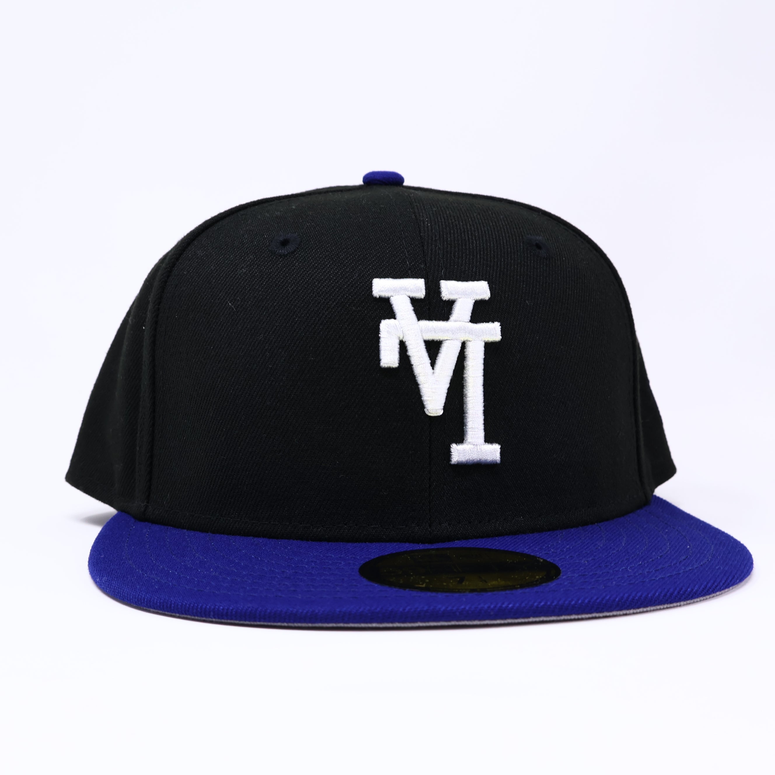 NWT 1/4 Black Los Angeles Dodgers Upside Down 59fifty New Era Fitted Hat Cap