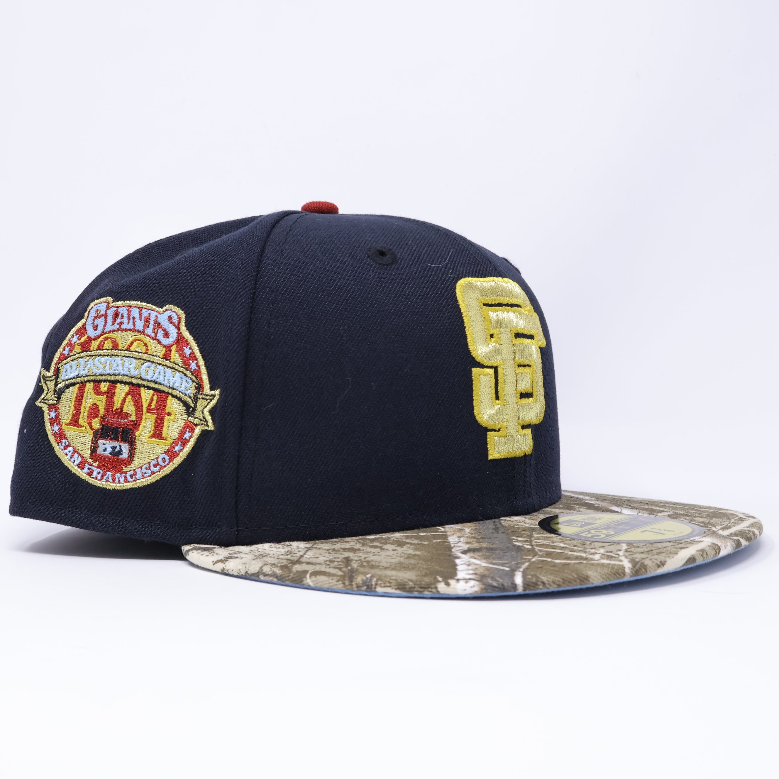 NWT 3/8 Navy San Francisco Giants 1984 All-Star Game 59fifty New Era Fitted Hat Cap