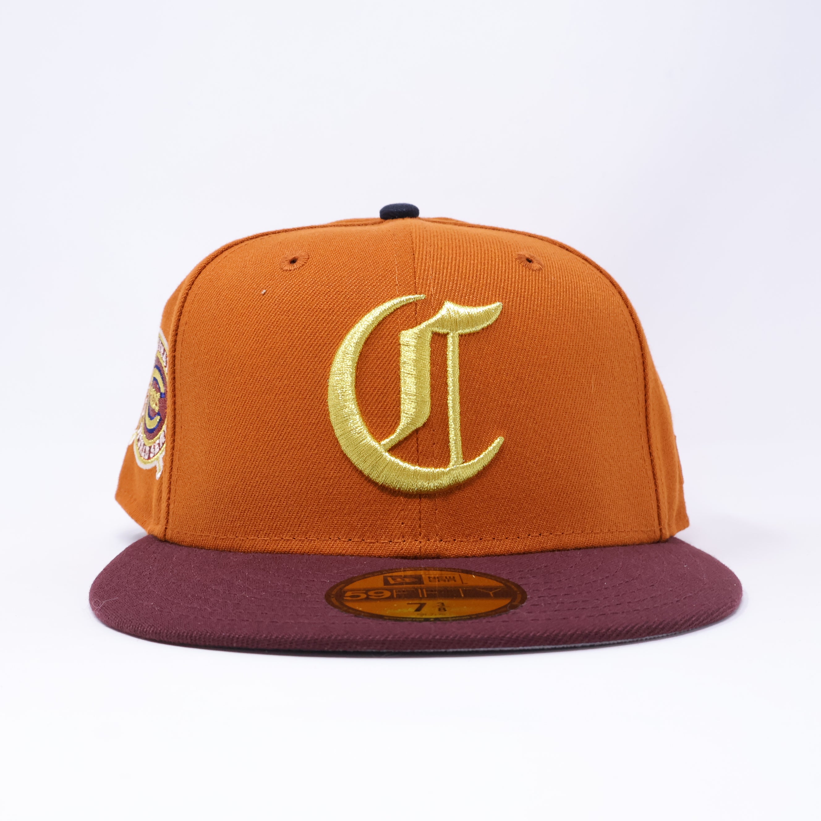 NWT 3/8 Orange Cincinnati Reds World Series 59fifty New Era Fitted Hat Cap