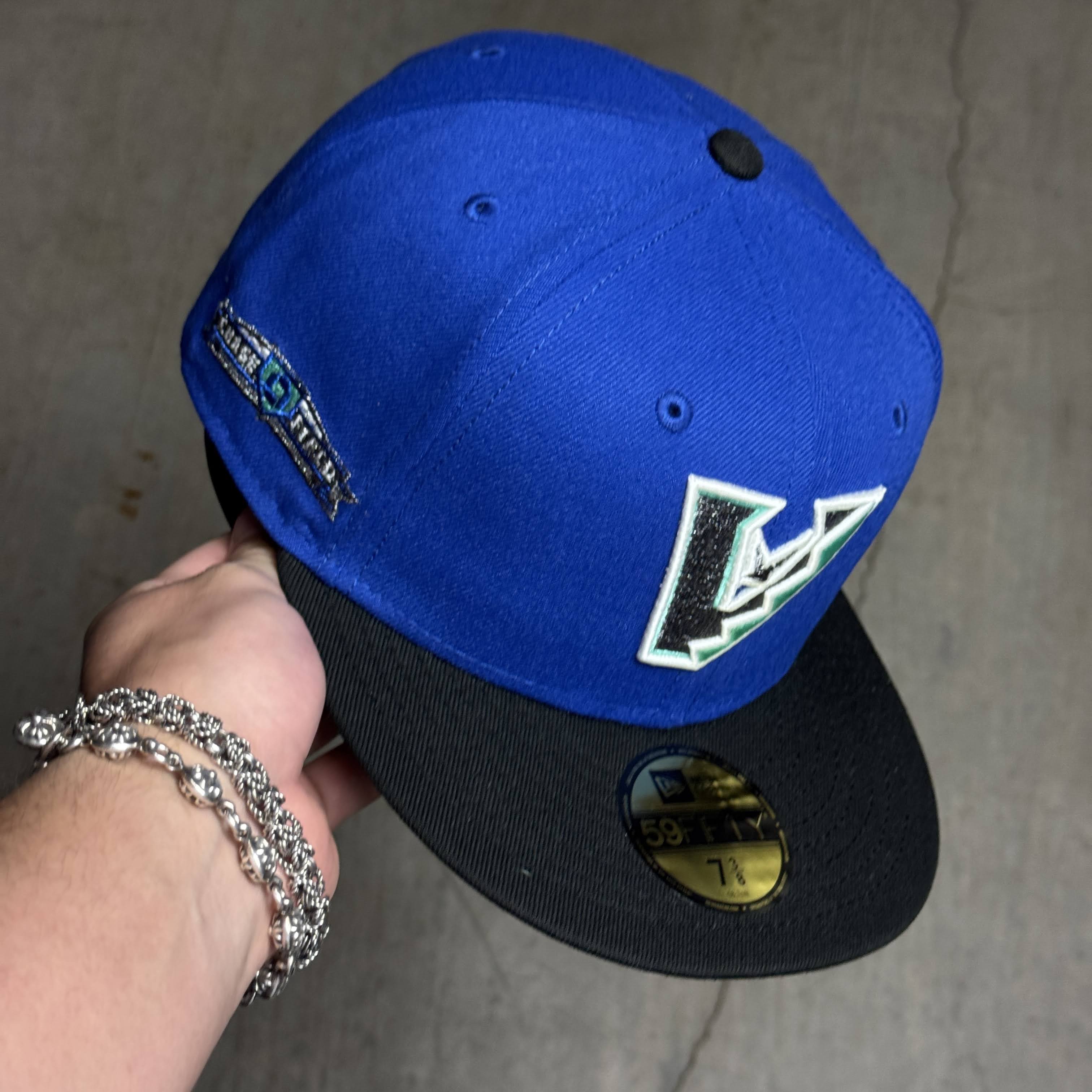 NWT 3/8 Blue Arizona Diamondbacks Chase Field 59fifty New Era Fitted Hat Cap